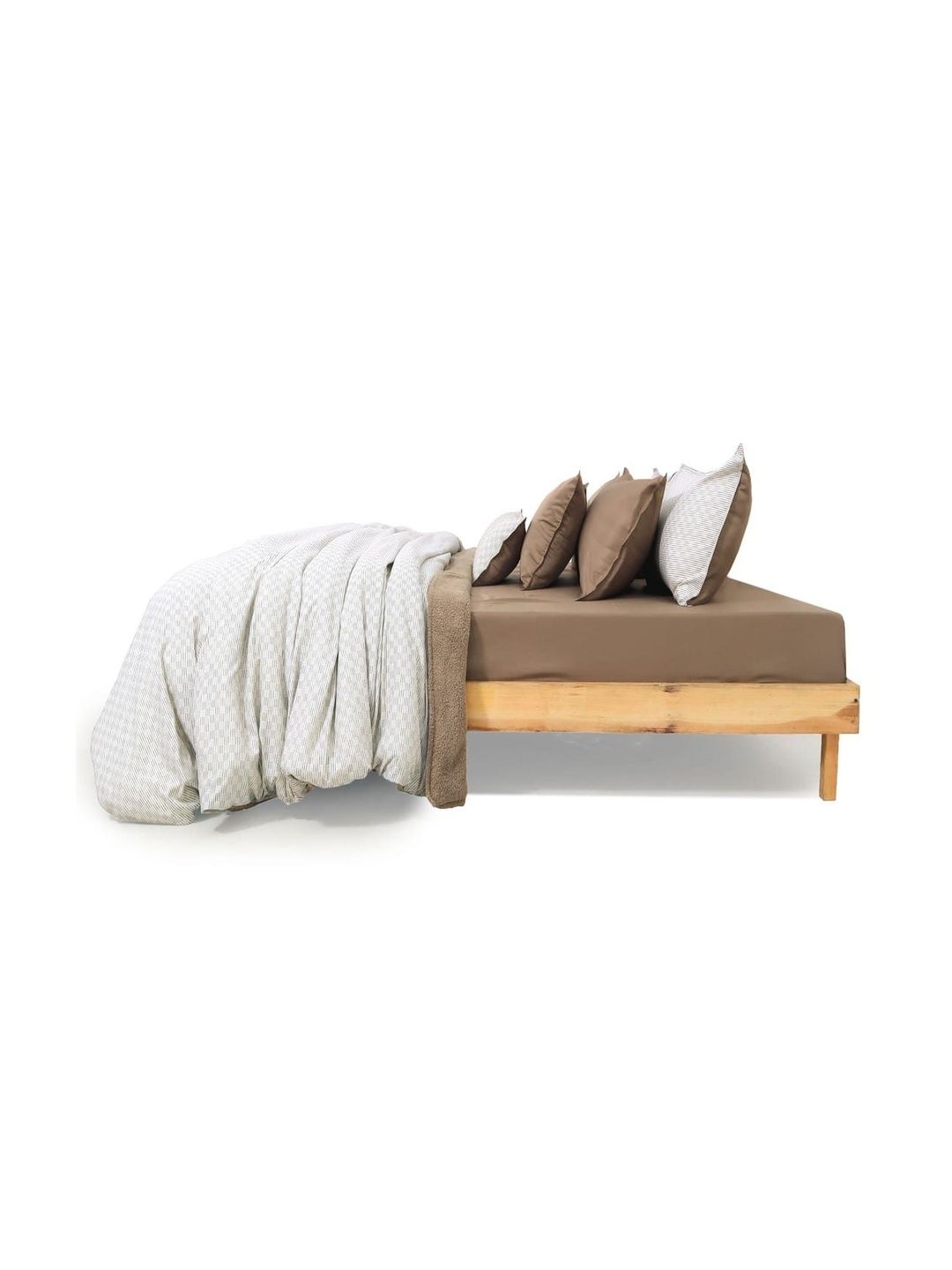 Zarf Cream-Coloured & Tan Microfiber Mild Winter 600 GSM Dohar-picture-44