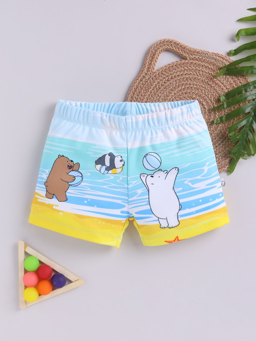 YK X Tinyo Boys We Bare Bears Printed Swimwear Shorts-picture-23
