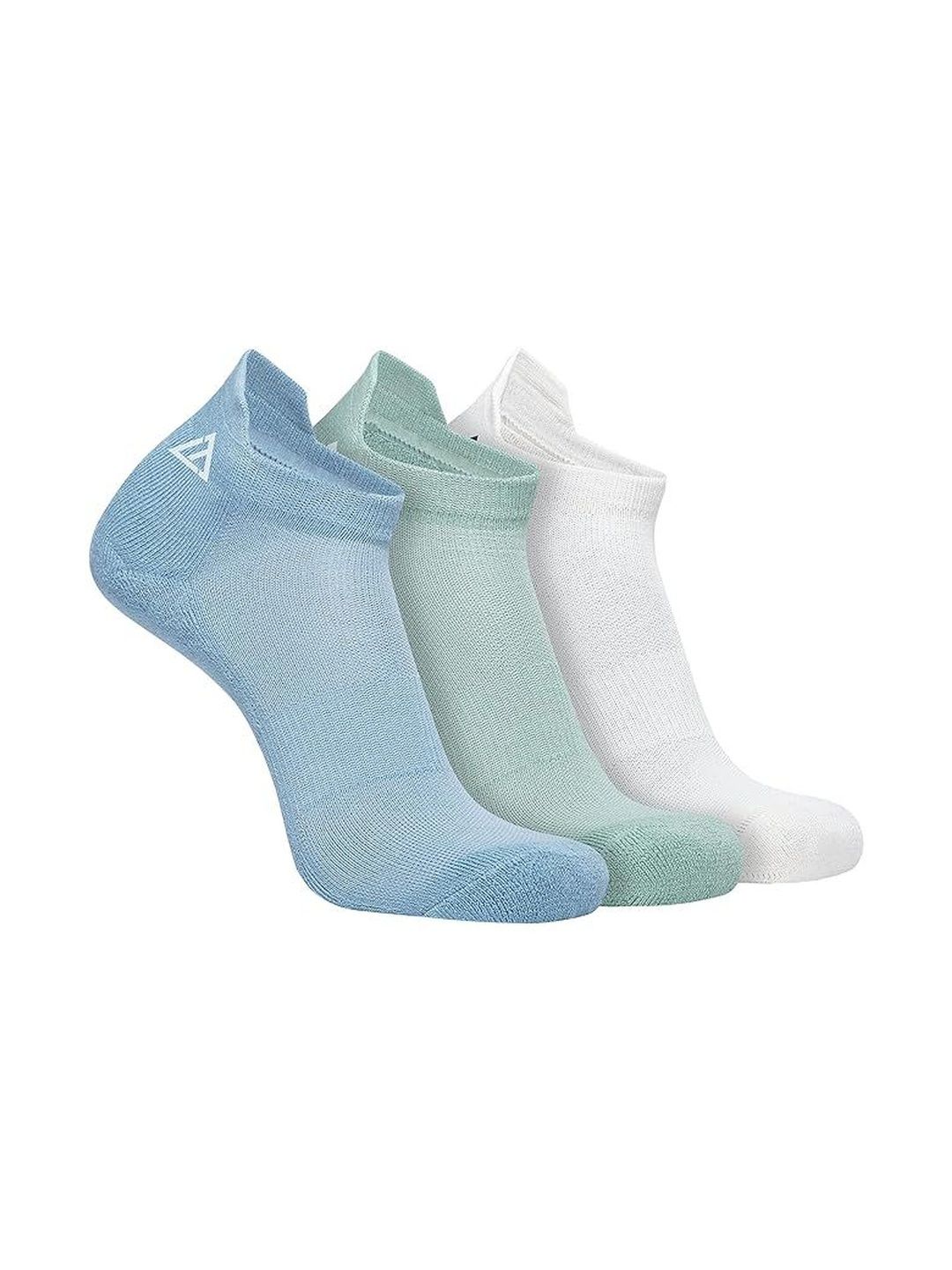 LINTON TAYLOR Unisex Pack of 3 Assorted Ankle Length Socks