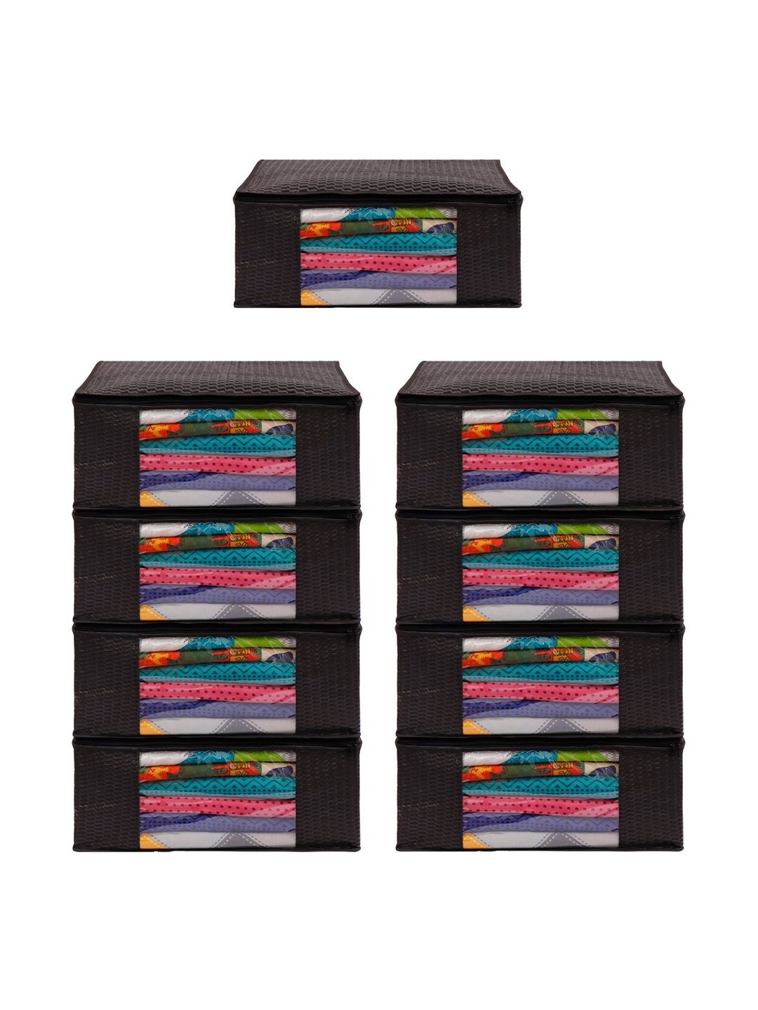 AARON INC Black Set of 6 Regular Multi-Utility Organisers-picture-22