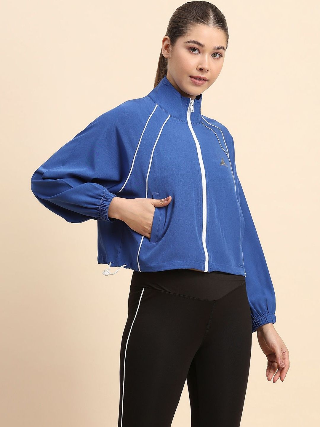 FITLEASURE Women Lightweight Crop Training or Gym Sporty Jacket-picture-55