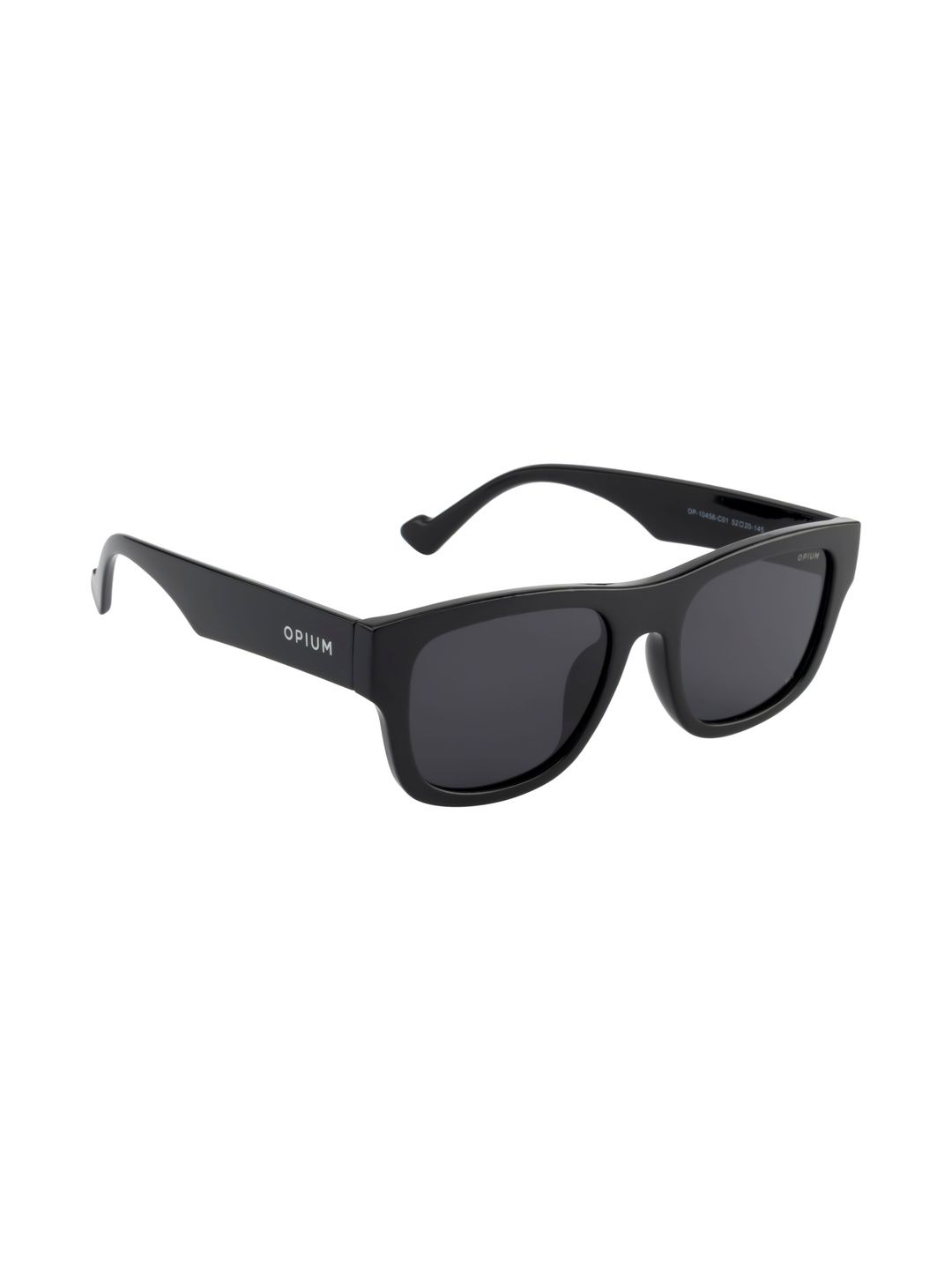 OPIUM Men Grey Lens & Black Wayfarer Sunglasses with-image-22