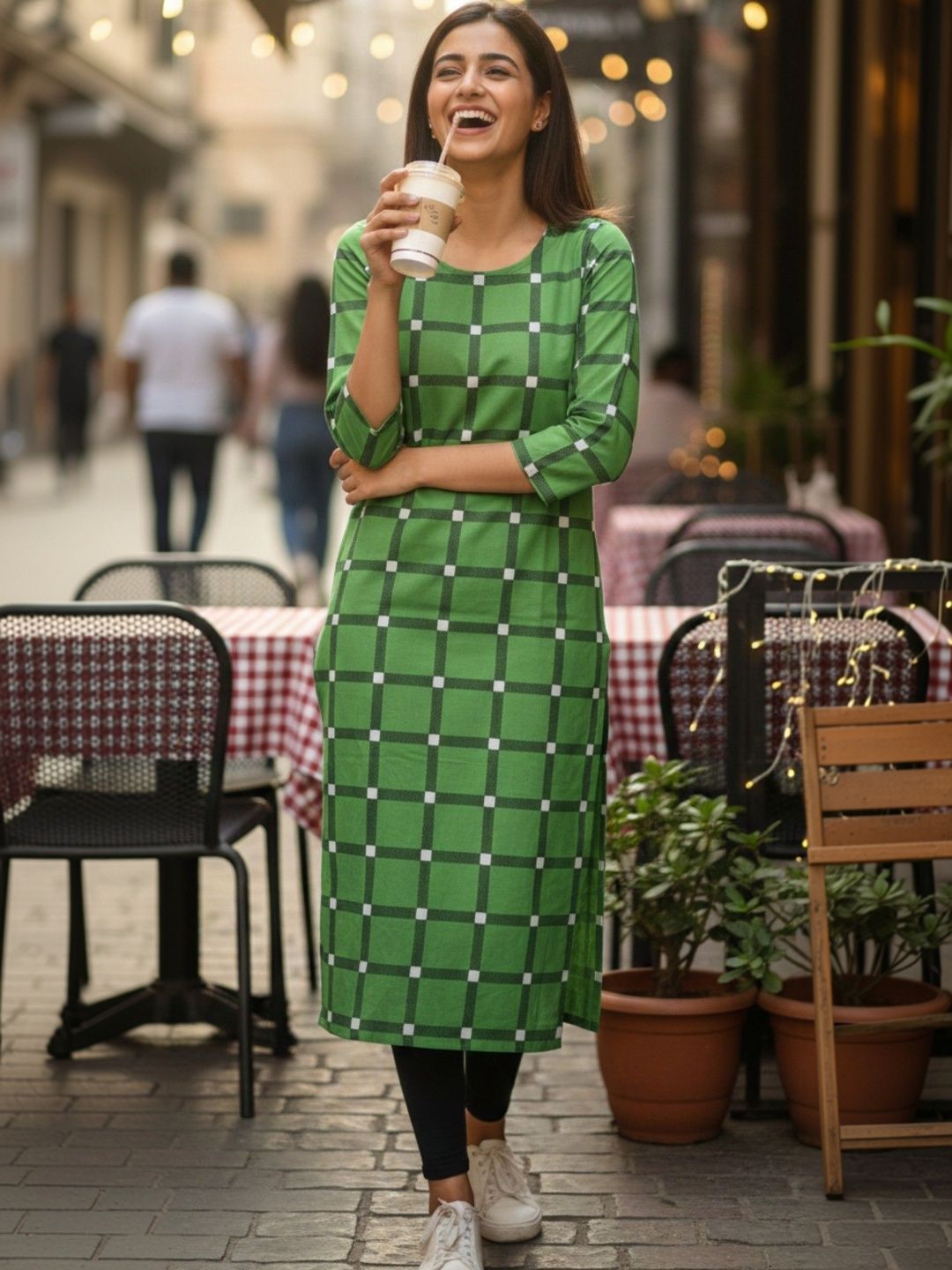 Zyla Floral Printed Pure Cotton Kurti-picture-17