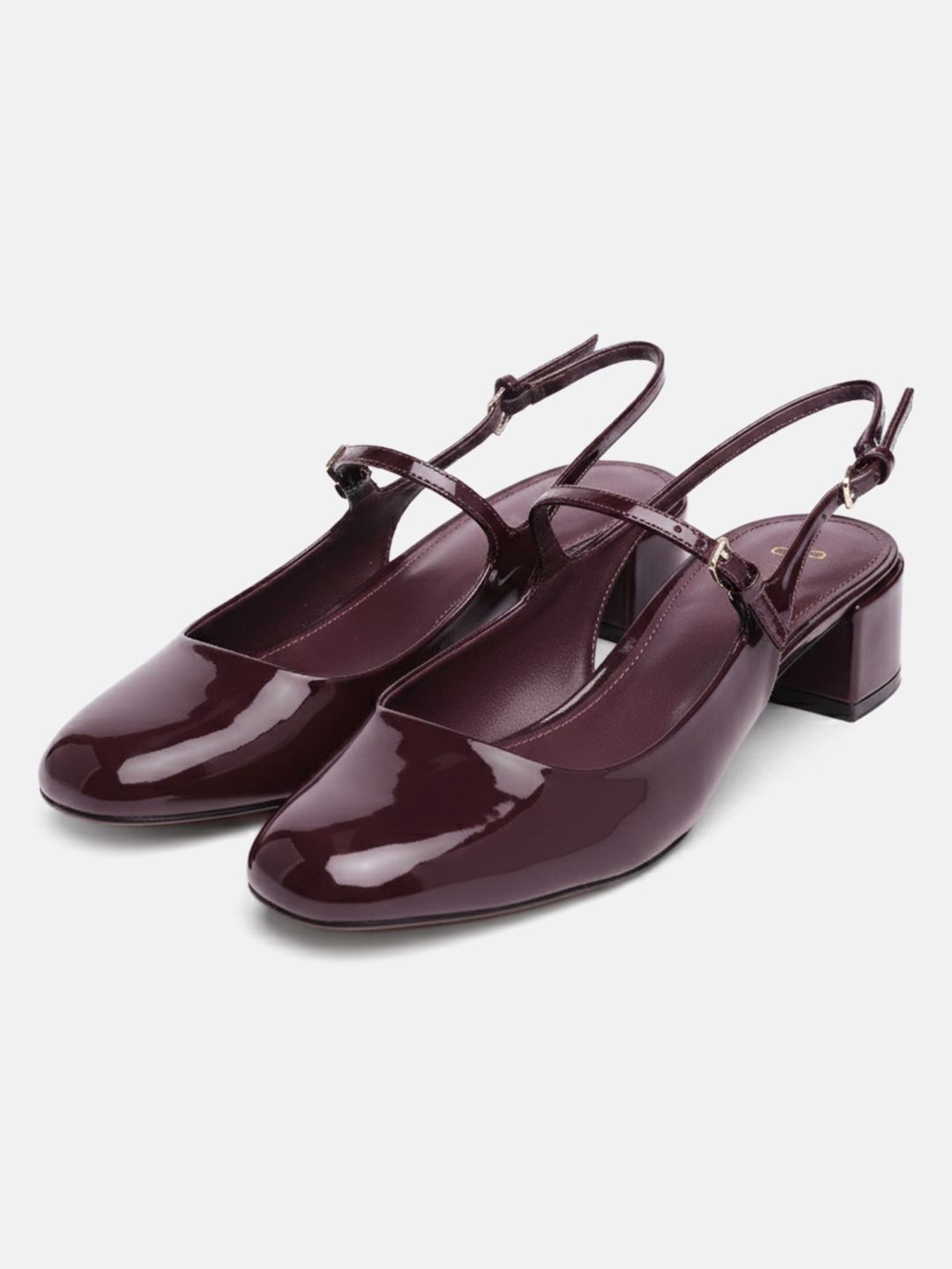 MANGO Block Heeled Mary Janes