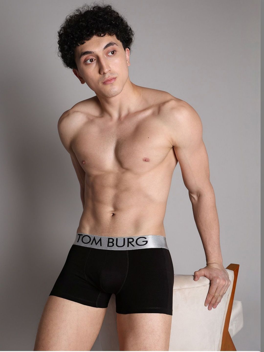 TOM BURG Cotton Solid Trunks-picture-32