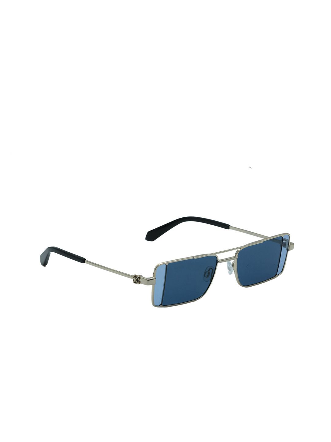 Off-White Men Blue Lens & Gold-Toned Aviator Sunglasses with-image-42
