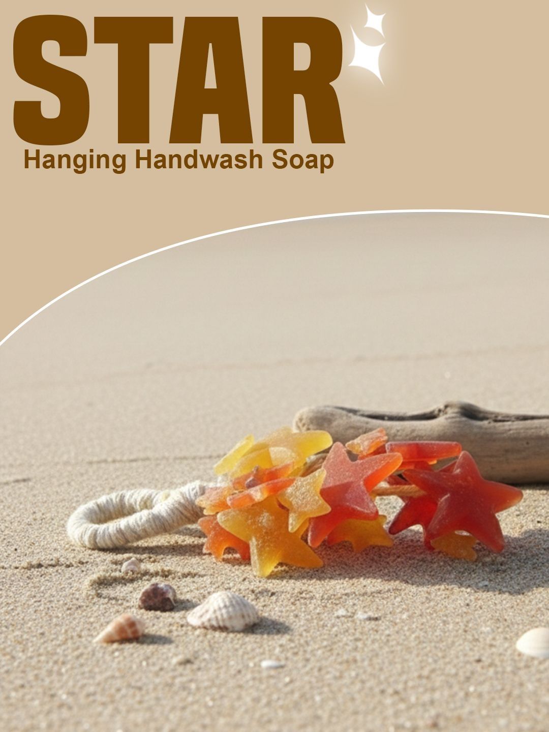 KRENOZ Sunburst Star Hanging Handwash Soap Bar - 100 g-picture-39