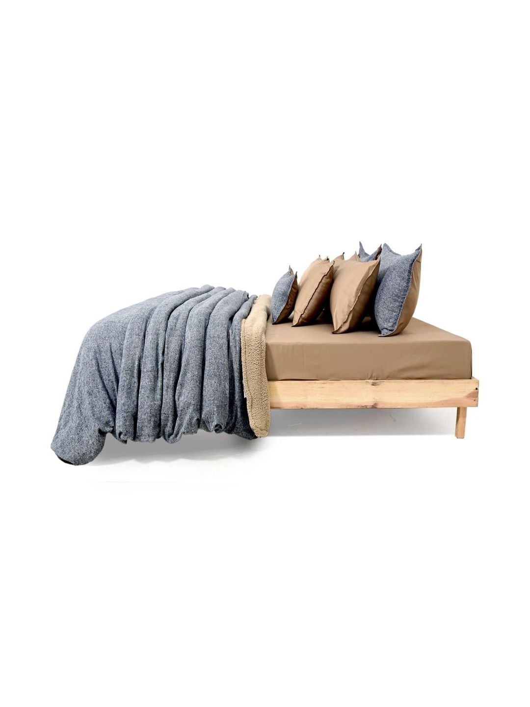 Zarf Grey & Tan Mild Winter 600 GSM Quilt-picture-41