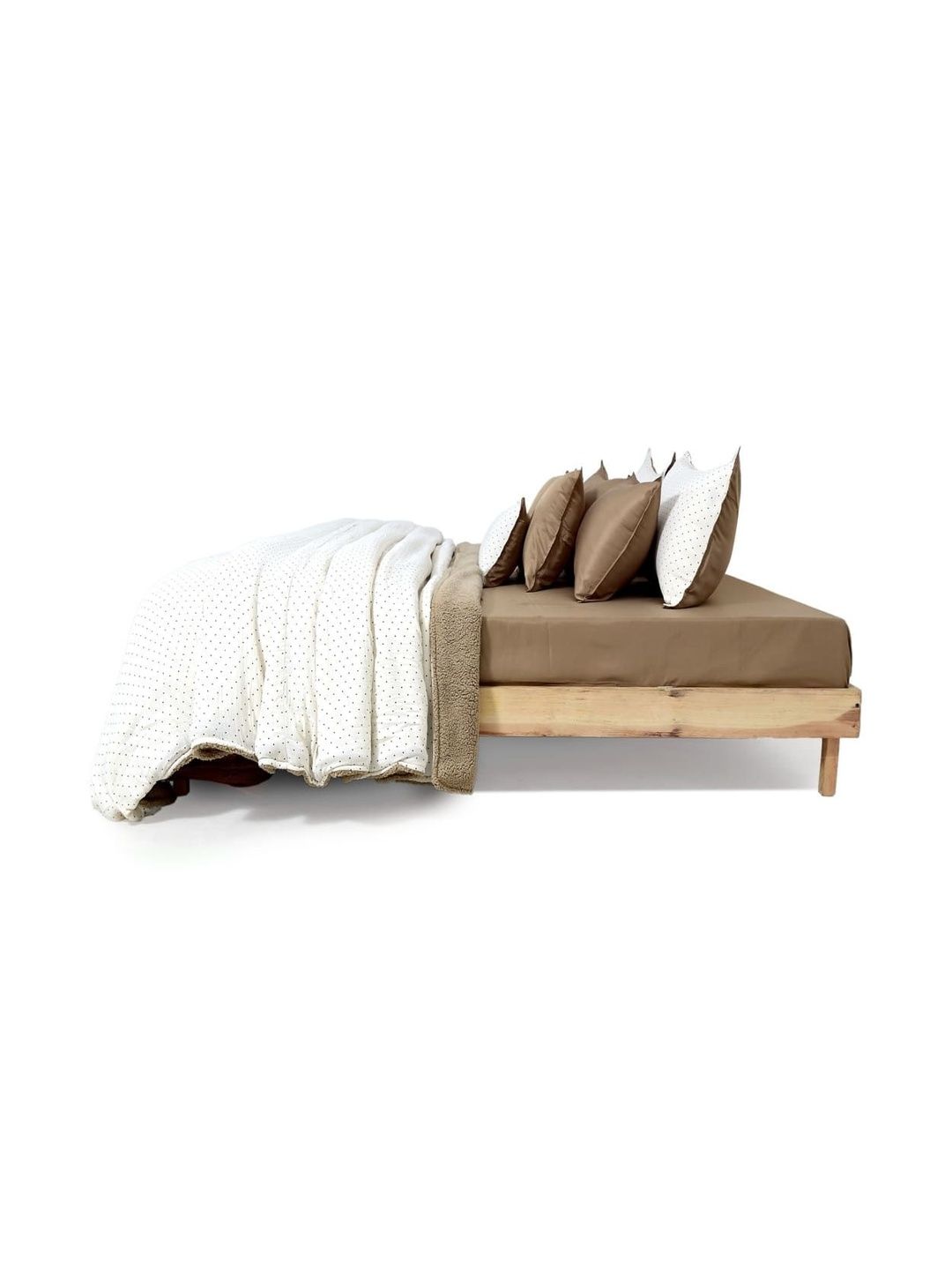 Zarf Cream-Coloured & Tan Mild Winter 600 GSM Quilt-picture-45