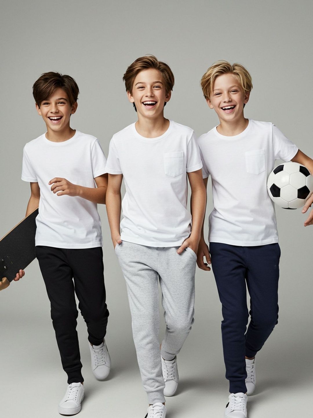 Trendyol Boys Pack Of 3 Joggers-picture-14