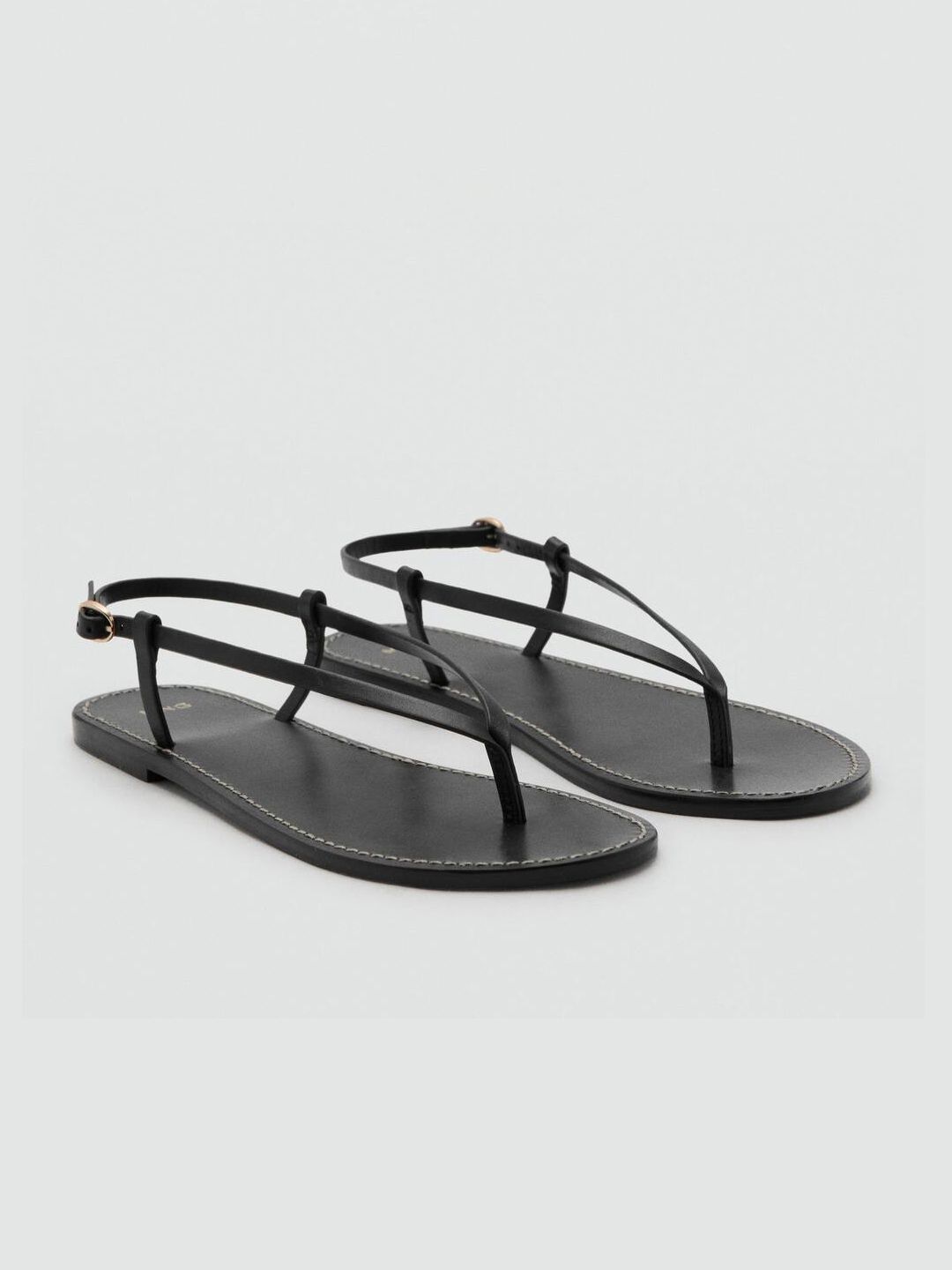 MANGO Women Open Toe Flats-picture-15