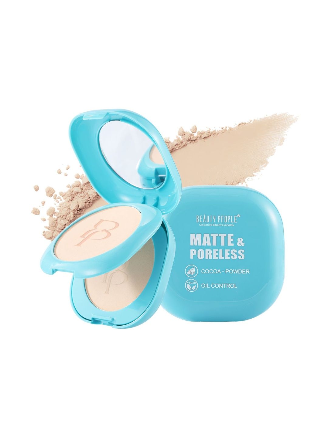Beauty People Matte & Poreless Compact Powder - 28 g - Ivory Glow 01-image-32
