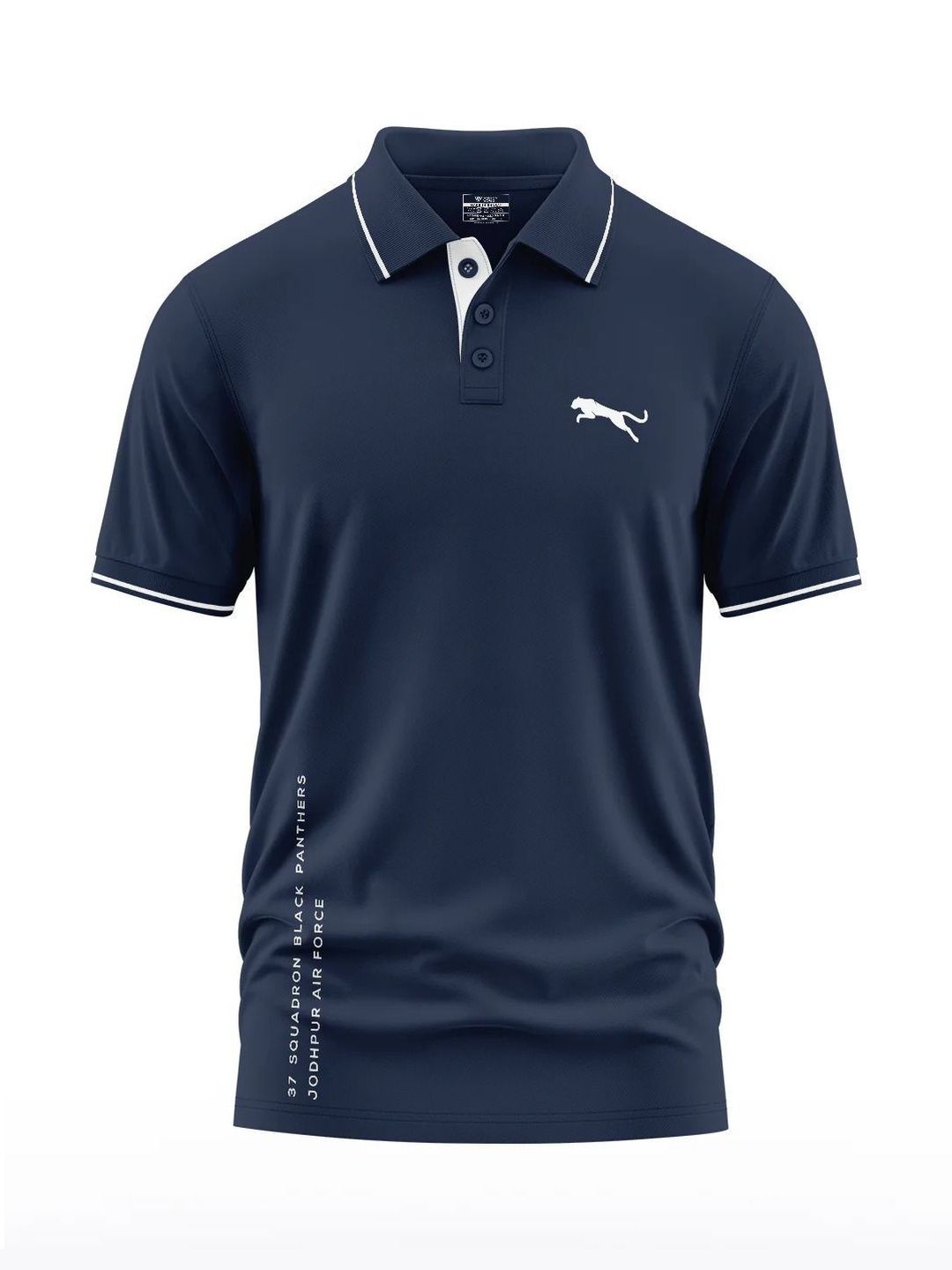 Warrior World Men Printed Polo Collar T-shirt-picture-29