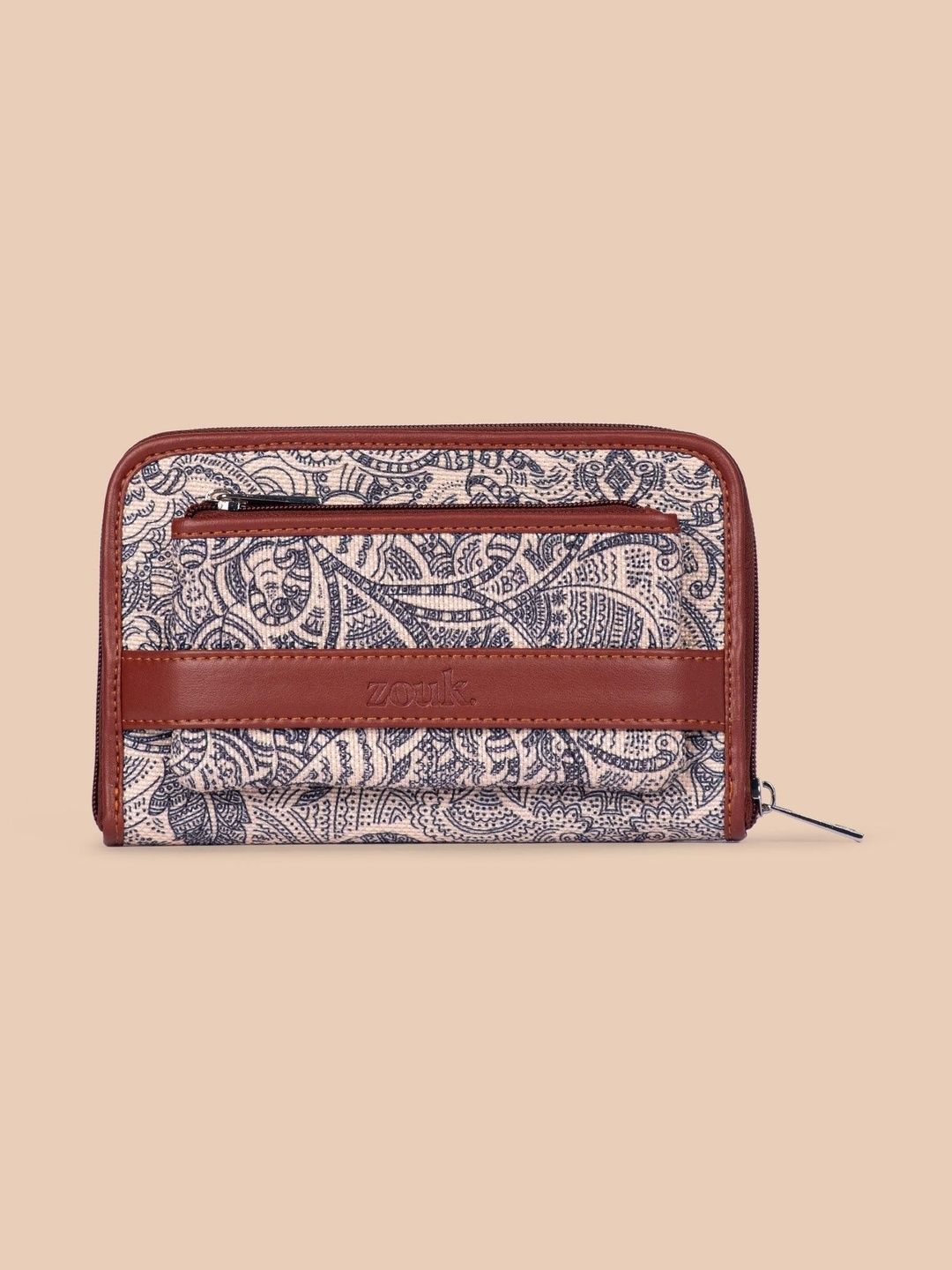 ZOUK Unisex Printed Colaba Shirin Classic Zipper Wallet-picture-11