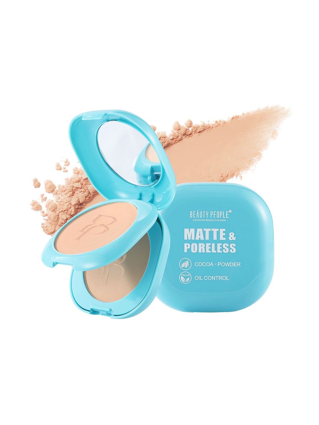 Beauty People Matte & Poreless Compact Powder - Warm Honey 04-image-38