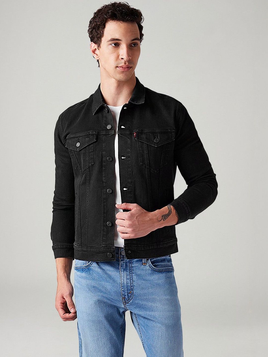 Levis Men Long Sleeves Denim Jacket-image-42