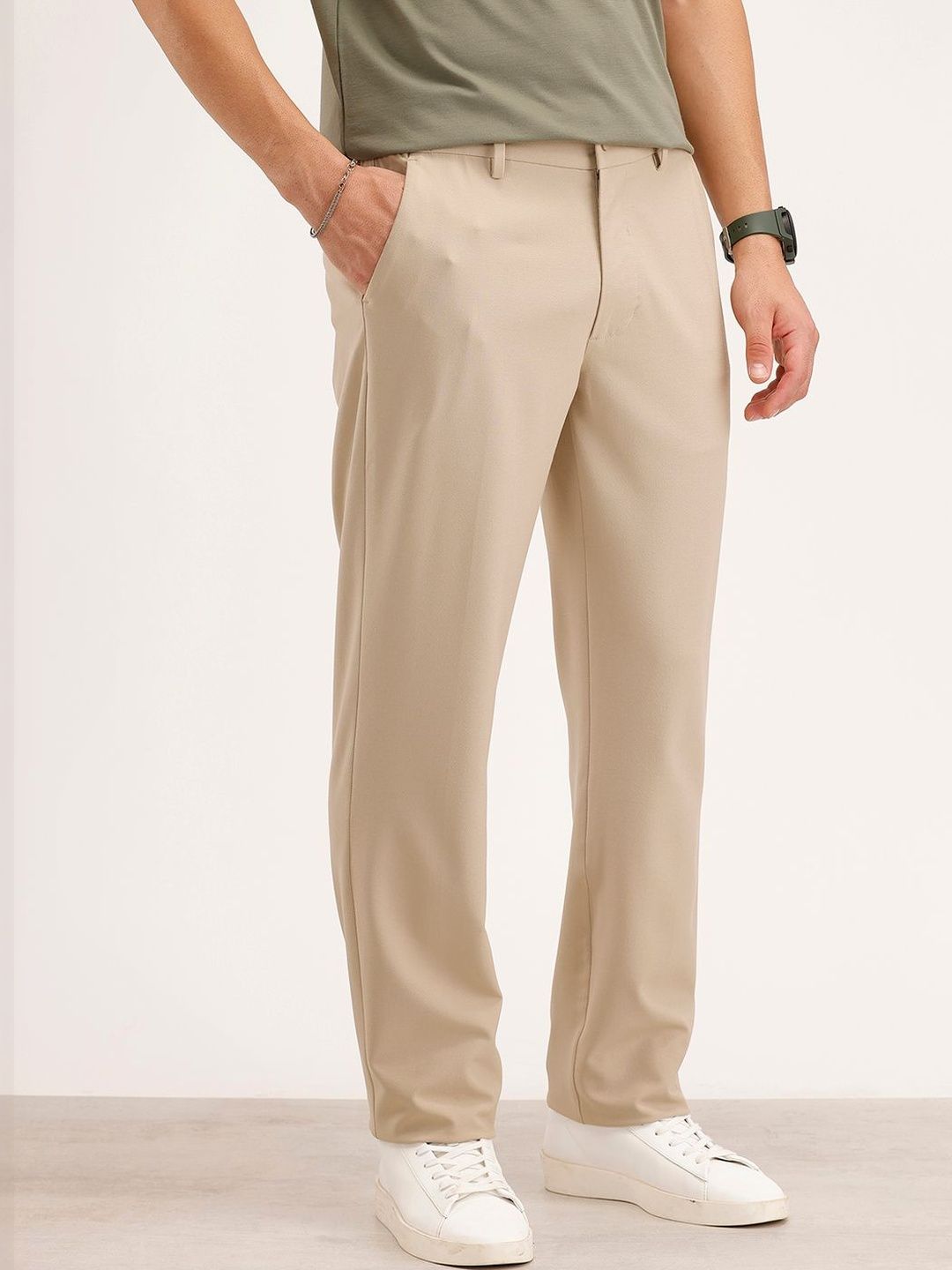WROGN Men Easy Wash Trousers-picture-54