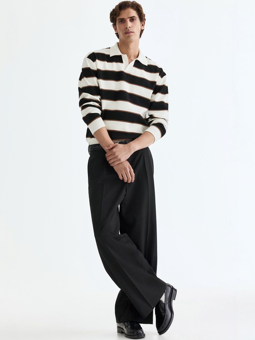 H&M Loose Fit Tailored Trousers-picture-32