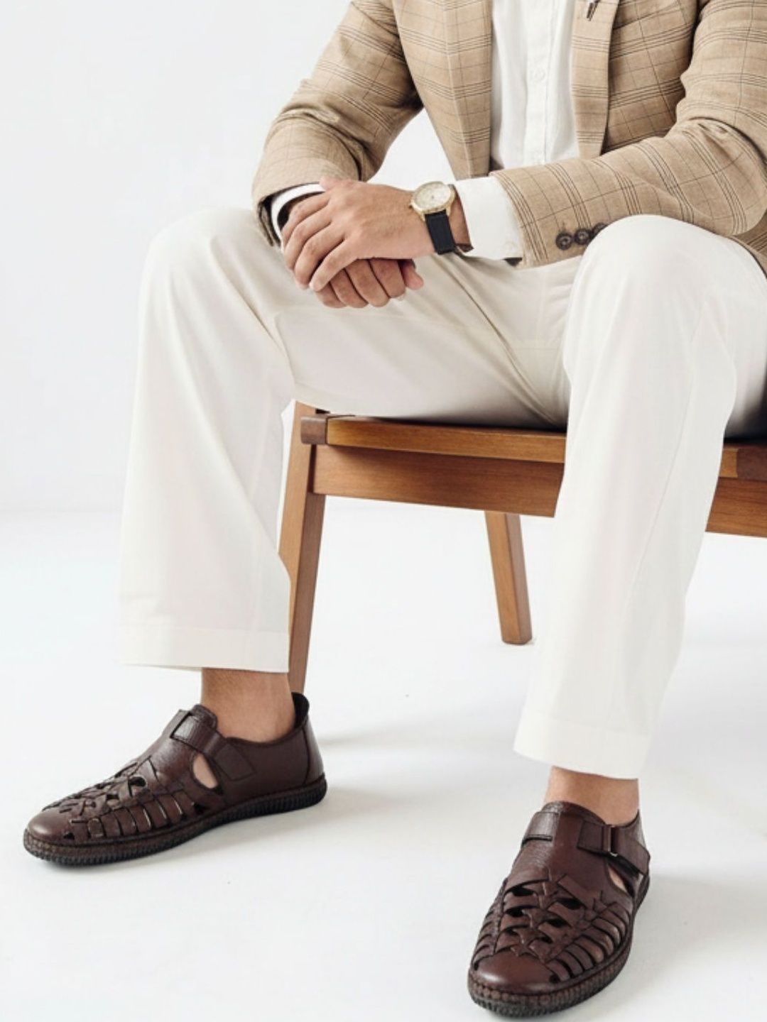 ATESBER by Inc.5 Men Leather Fashion Sandals-image-24