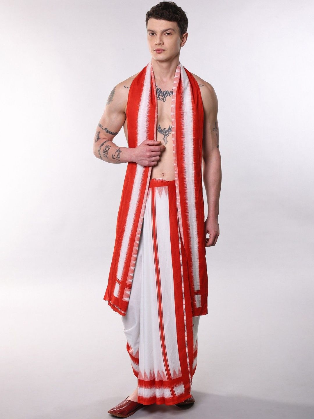 Exotic India Women Printed Cotton Blend Dhoti Dhotis-picture-32