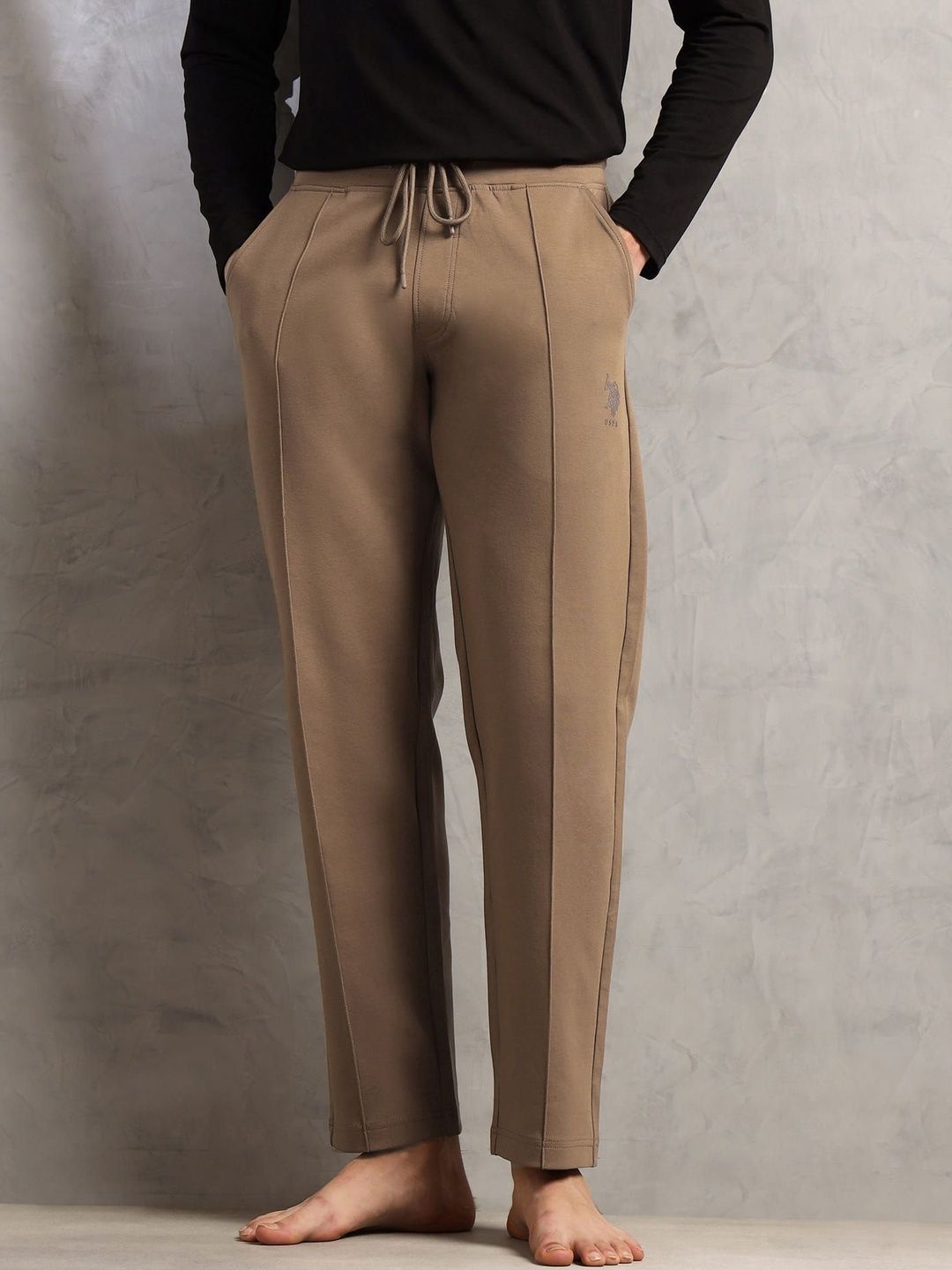 U.S. Polo Assn. Cotton Mid-Rise Lounge Pants-picture-41