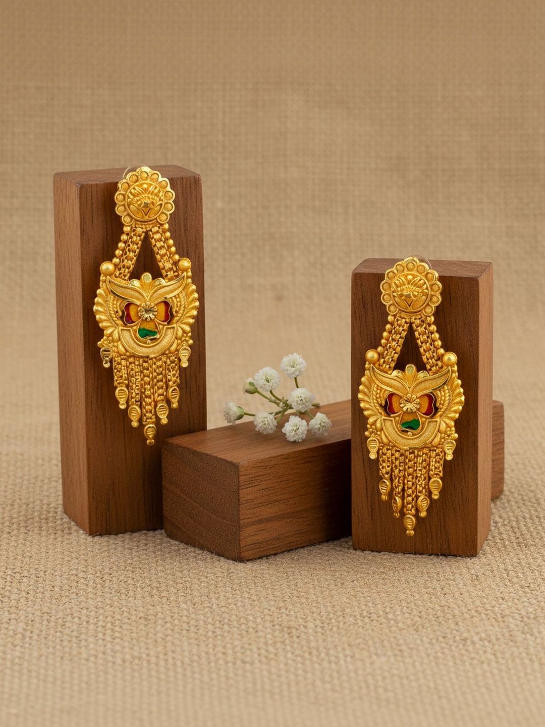Drashti Collection Floral Drop Earrings-picture-14