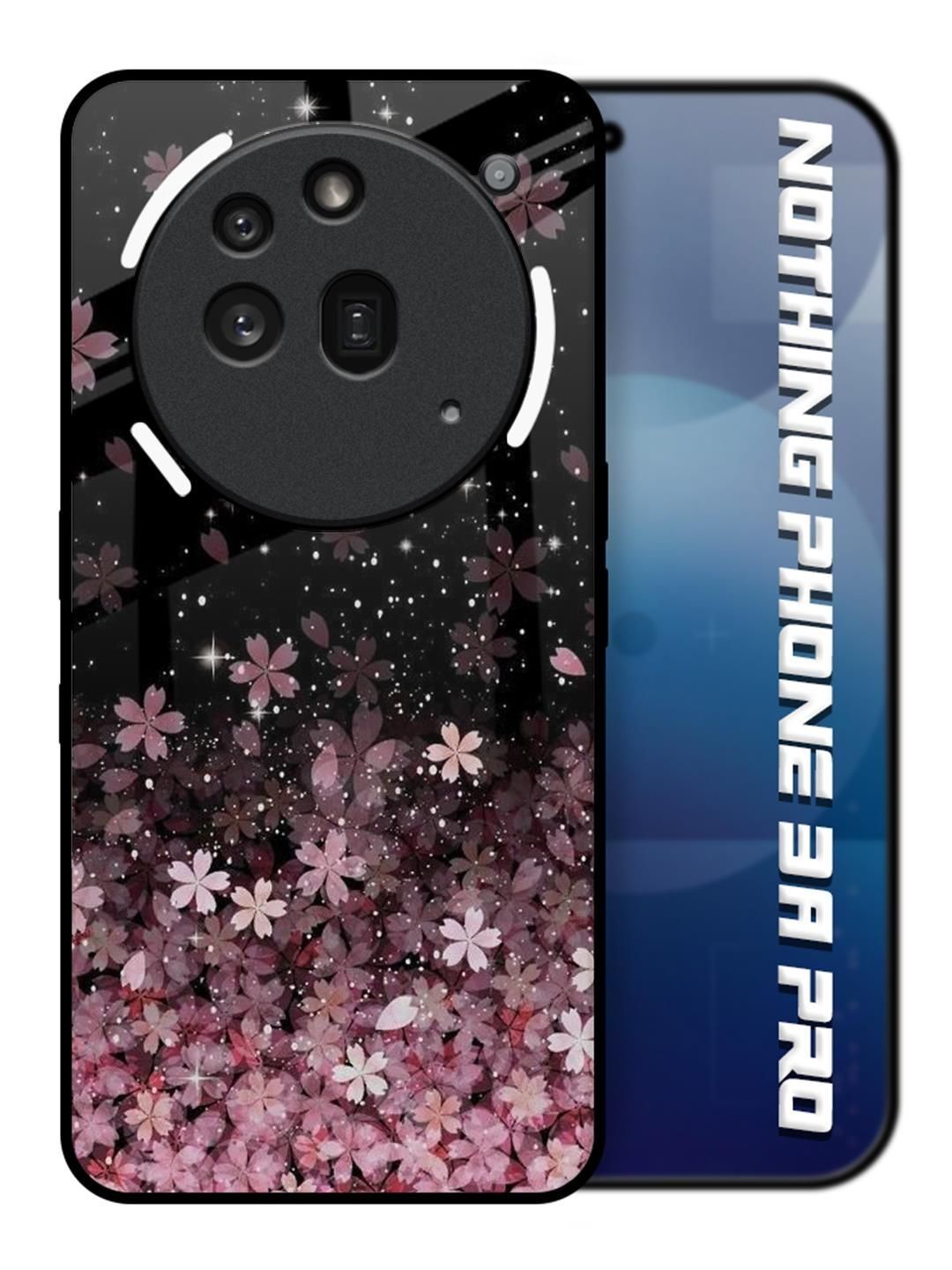 QRIOH Floral Printed Nothing Phone 3a Pro Back Case Mobile Accessories-image-21