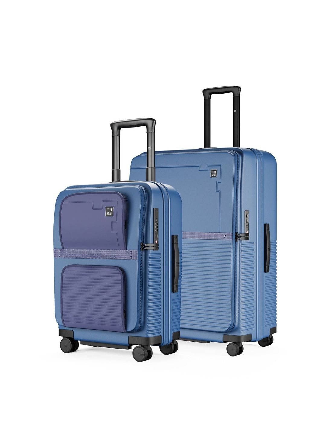 EUME Aerotop Set Of 2 TSA Lock Hard-Sided Trolley Bags With Anti Theft Zipper-picture-26