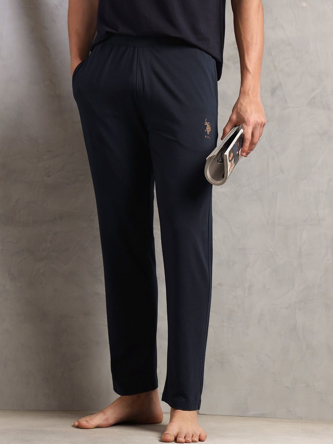 U.S. Polo Assn. Cotton Mid-Rise Lounge Pants-picture-48