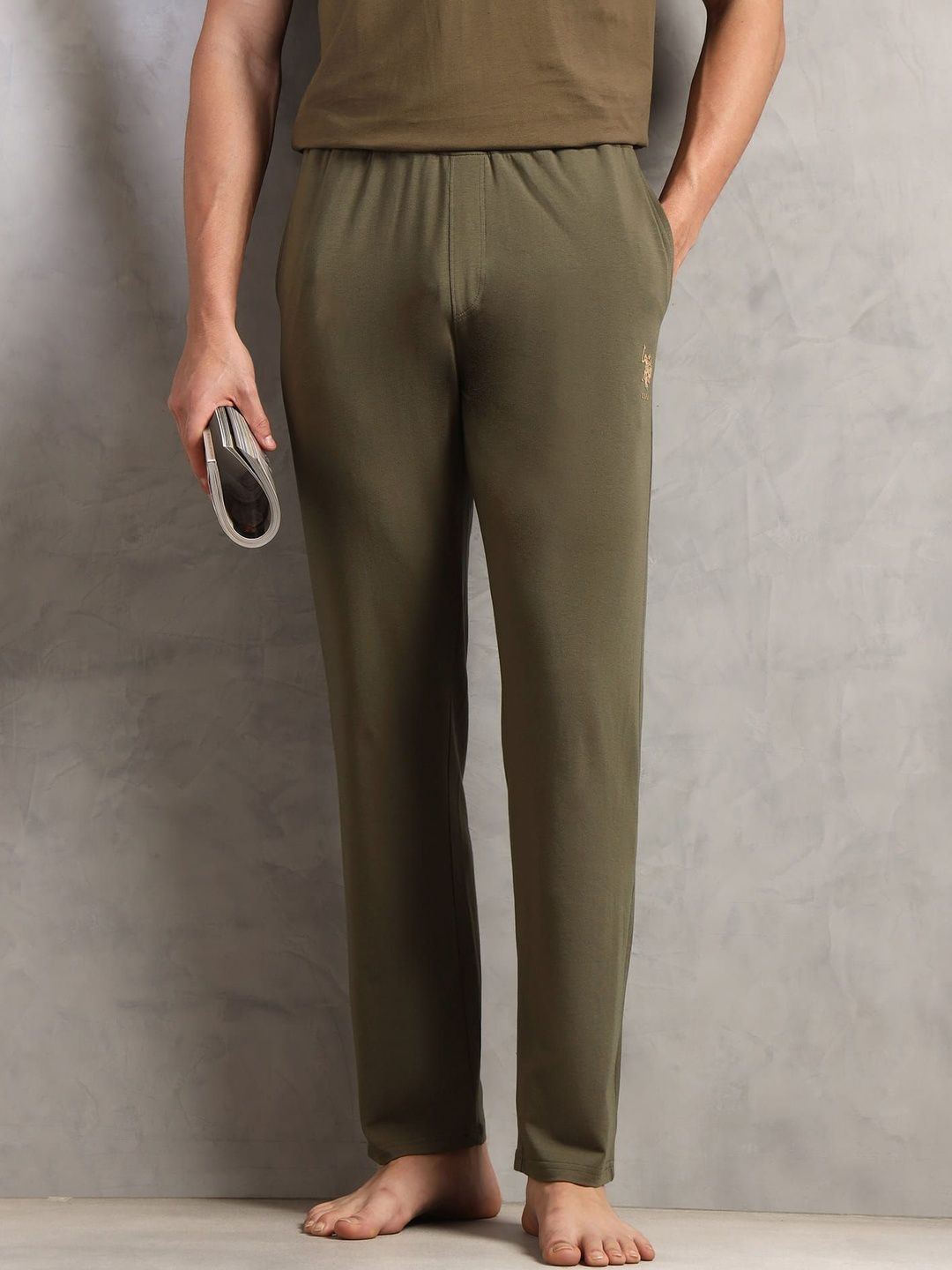 U.S. Polo Assn. Cotton Mid-Rise Lounge Pants-picture-49