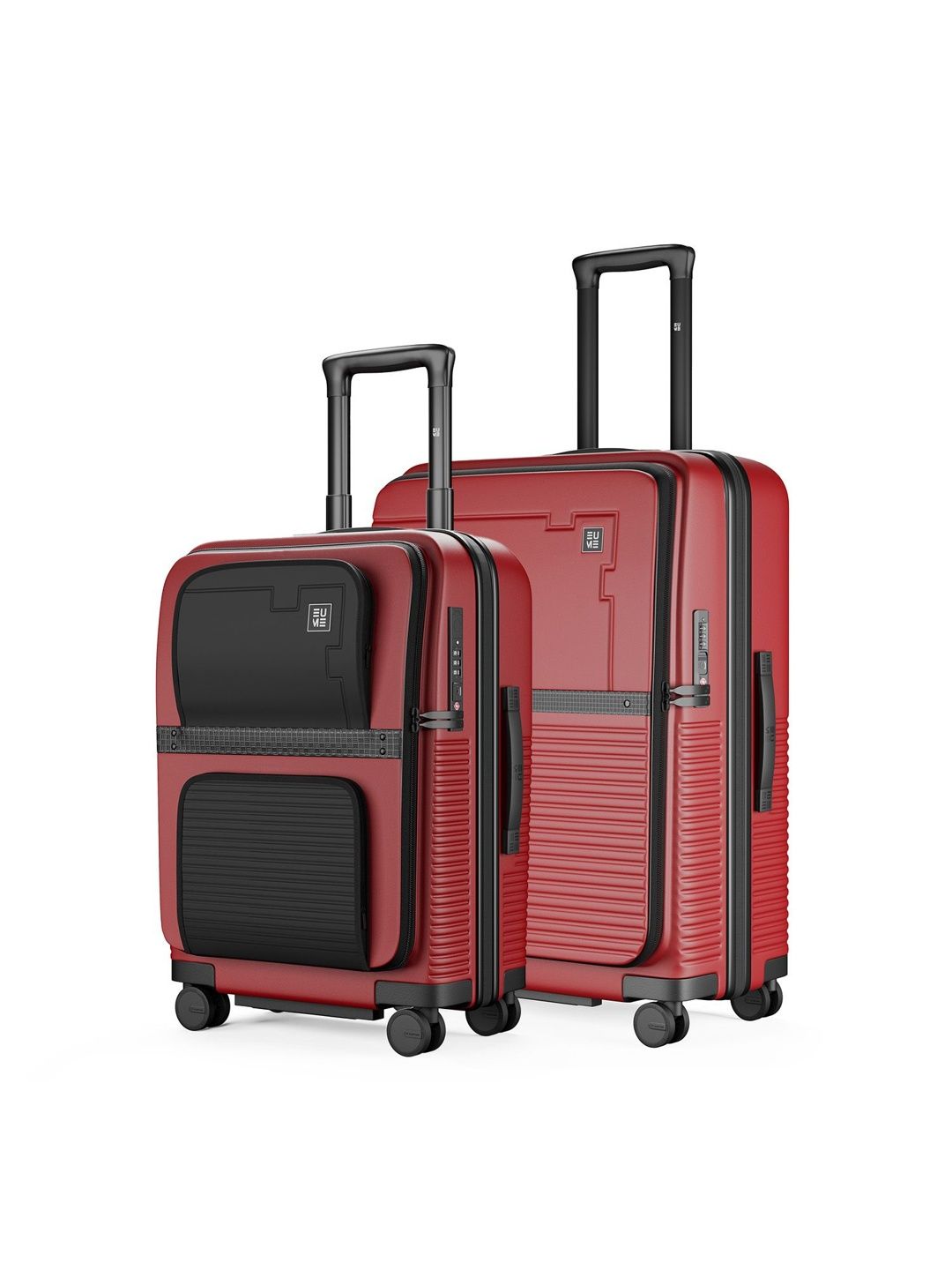 EUME Aerotop Set Of 2 TSA Lock Hard-Sided Trolley Bags With Anti Theft Zipper-picture-57