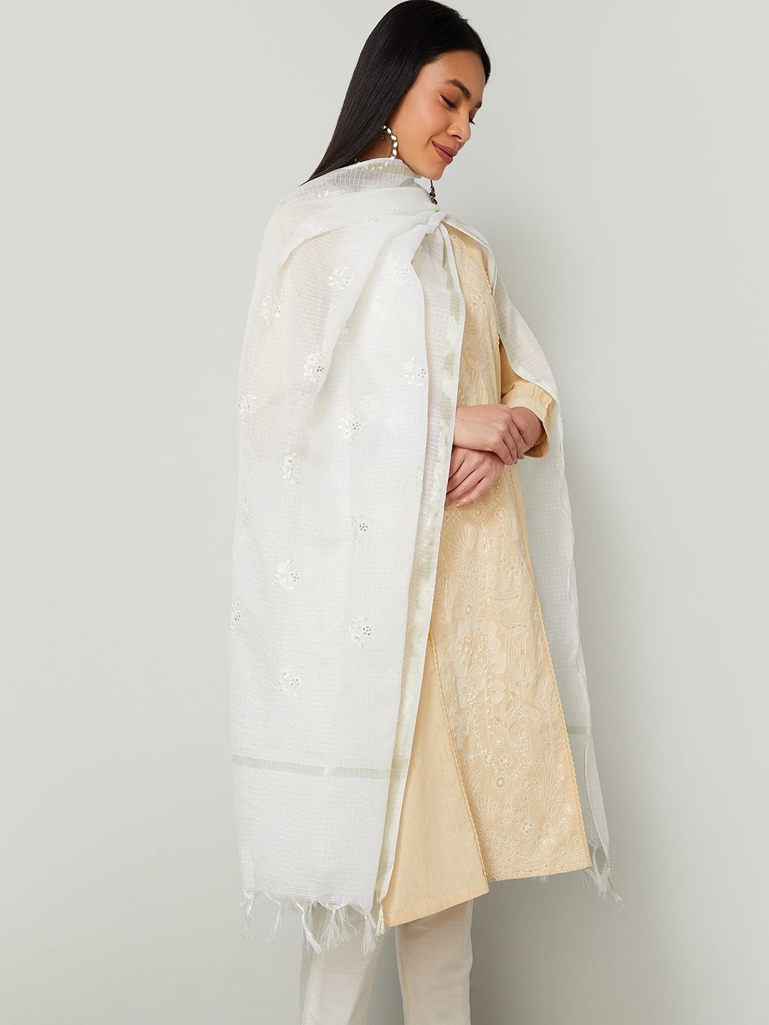 Melange by Lifestyle Embroidered Dupatta with Thread Work-picture-50