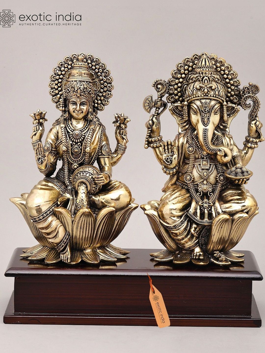 Exotic India Gold-Toned Religious Idol Showpiece-picture-18