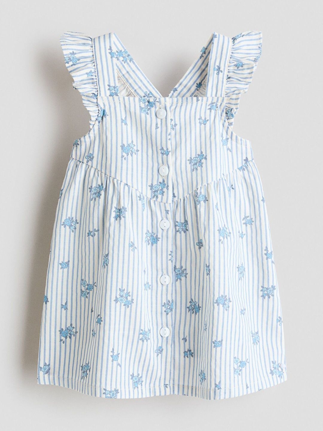 H&M Flounce-trimmed Cotton Dress-picture-23