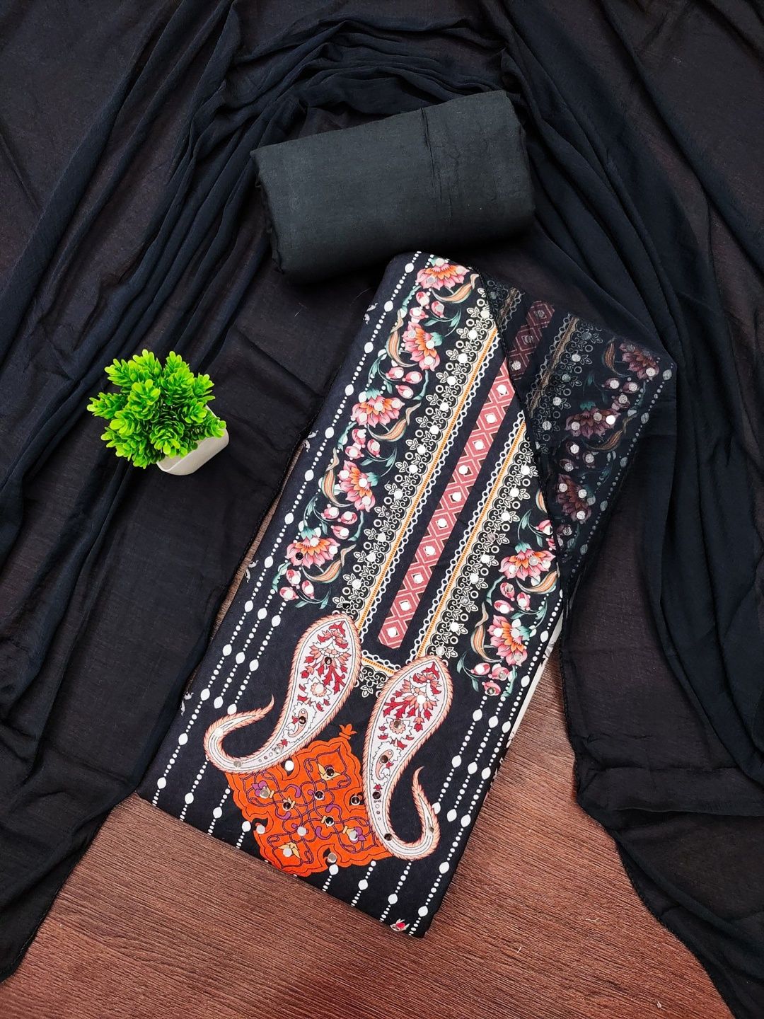 Rangtulika Ethnics Printed Unstitched Dress Material-picture-42
