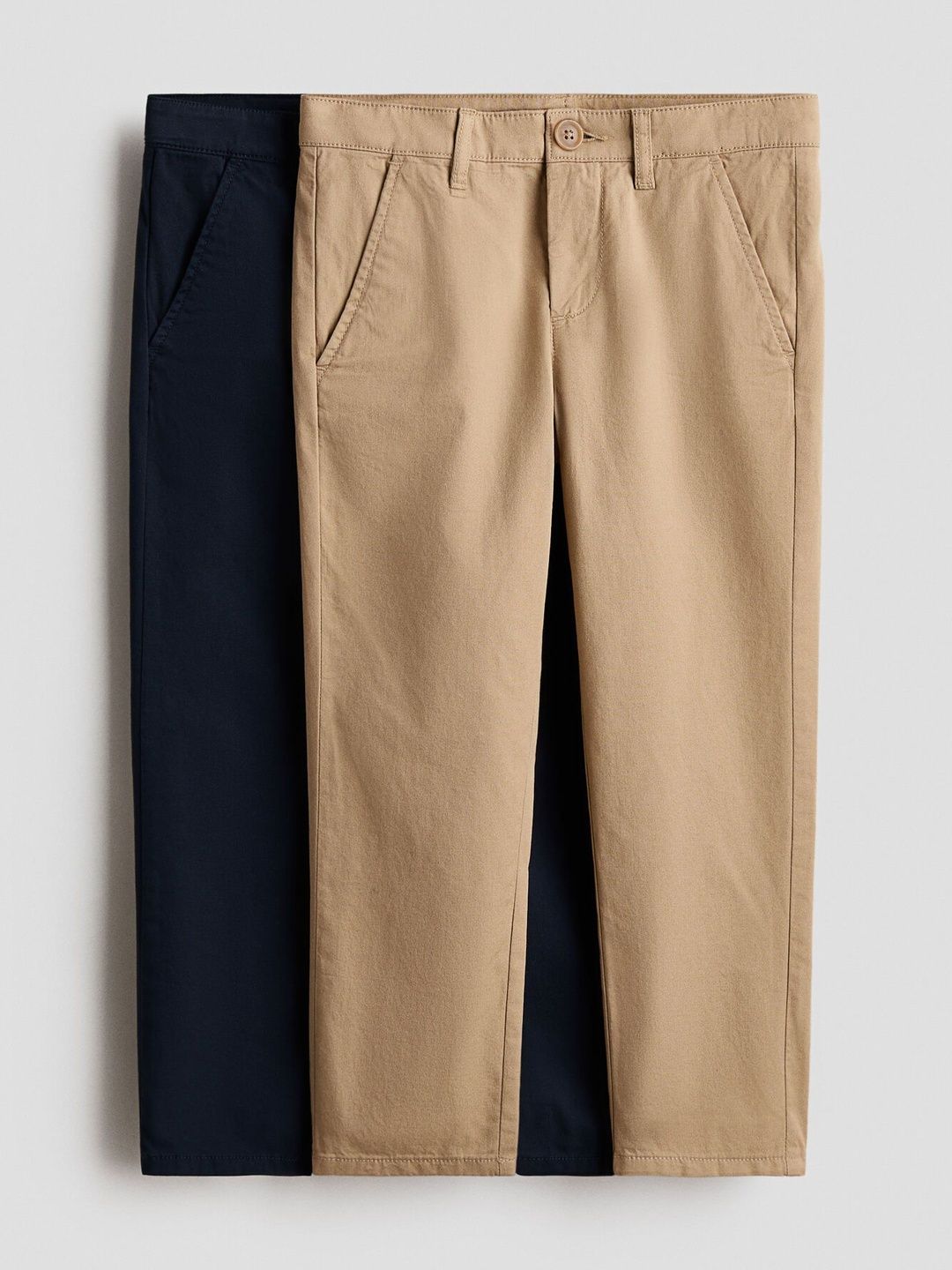 H&M 2-Pack Cotton Twill Chinos