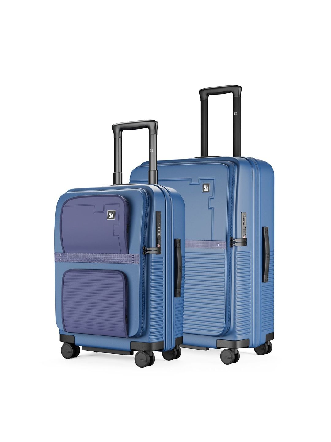 EUME Aerotop Set Of 2 TSA Lock Hard-Sided Trolley Bags With Anti Theft Zipper-picture-53