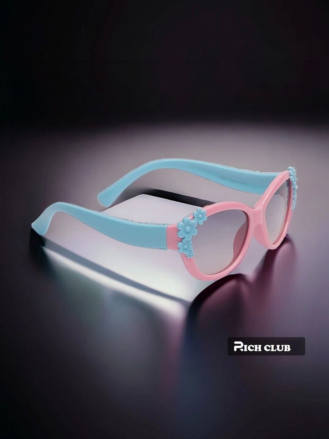 RICH CLUB Girls Black Lens & Pink Fashion with Sunglasses-picture-29