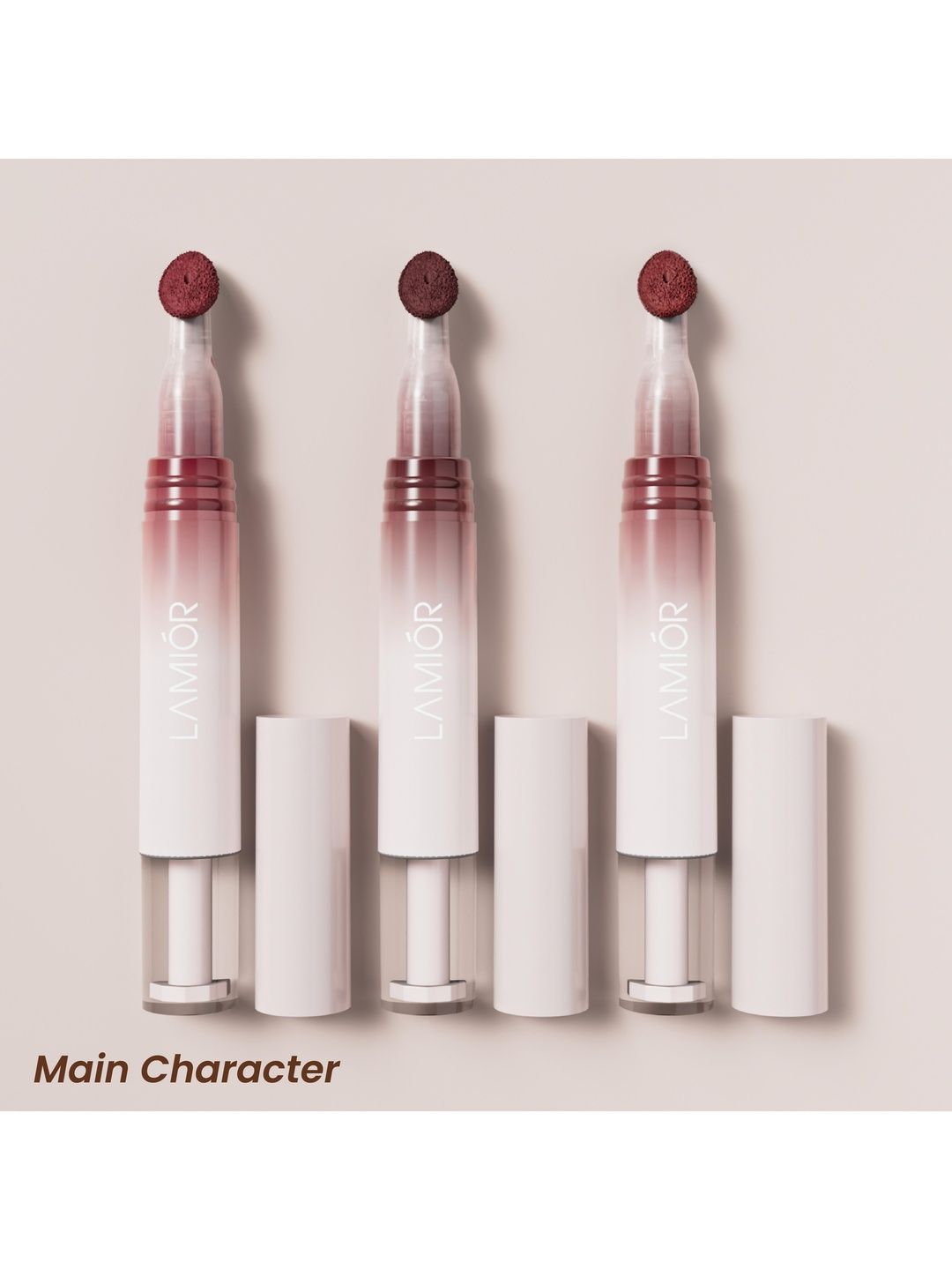 LAMIOR Set Of 3 Hydrating Lip Gloss - 4 g Each - Main Character-image-33