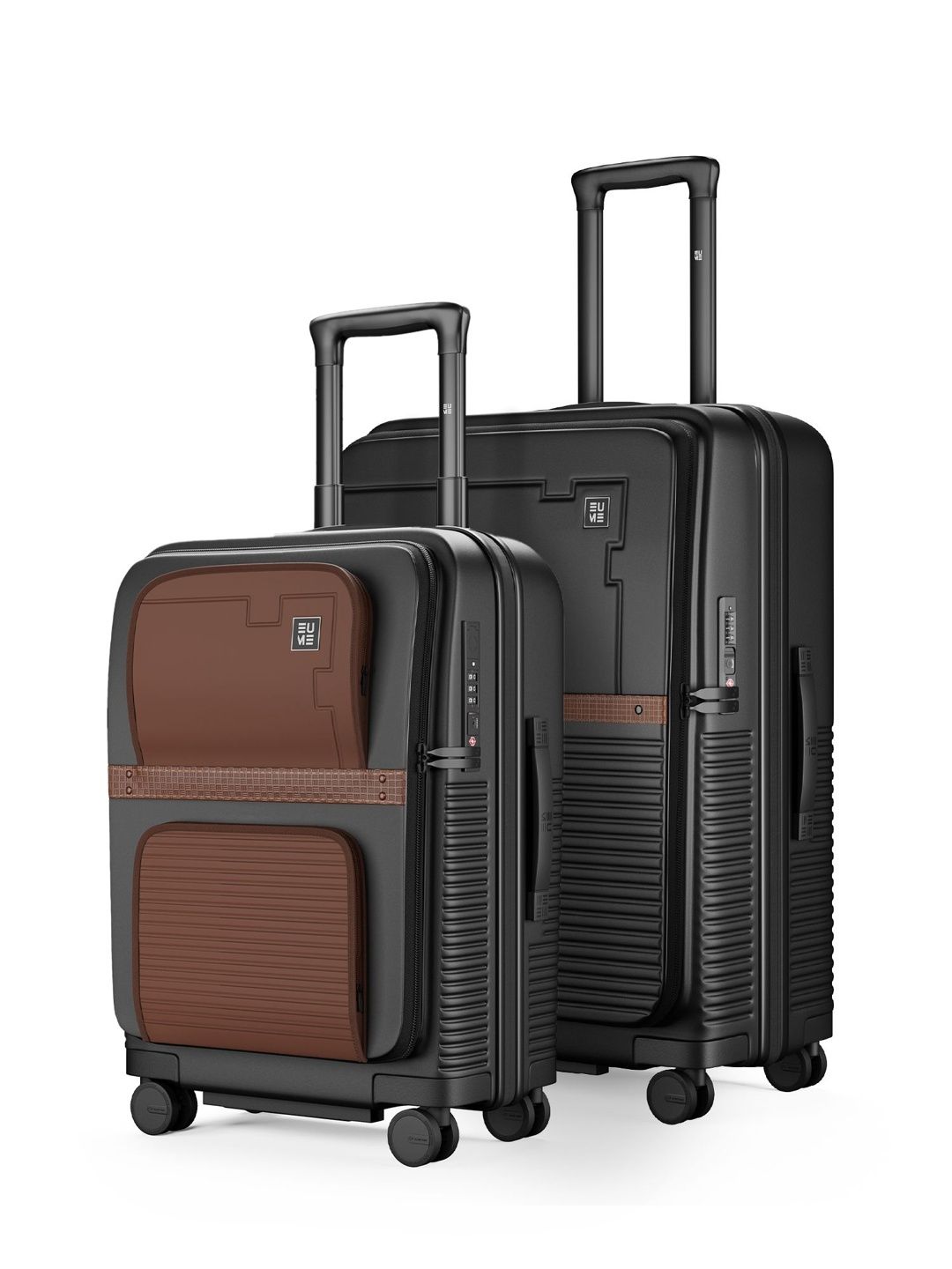 EUME Aerotop Set Of 2 TSA Lock Hard-Sided Trolley Bags With Anti Theft Zipper-picture-22