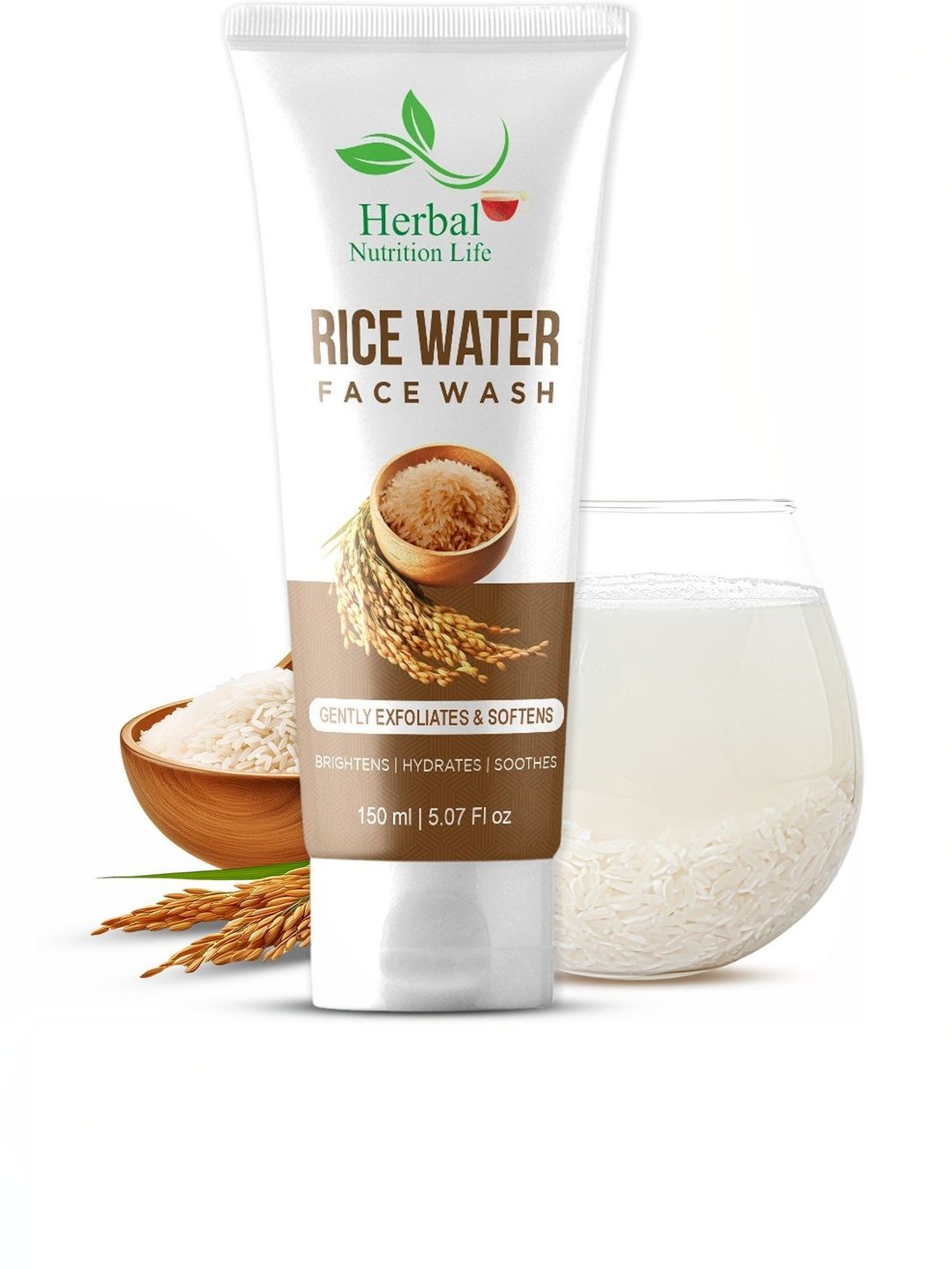 HERBAL NUTRITION LIFE AHIRVEDAHARB Rice Water Face Wash - 150 ml-picture-13