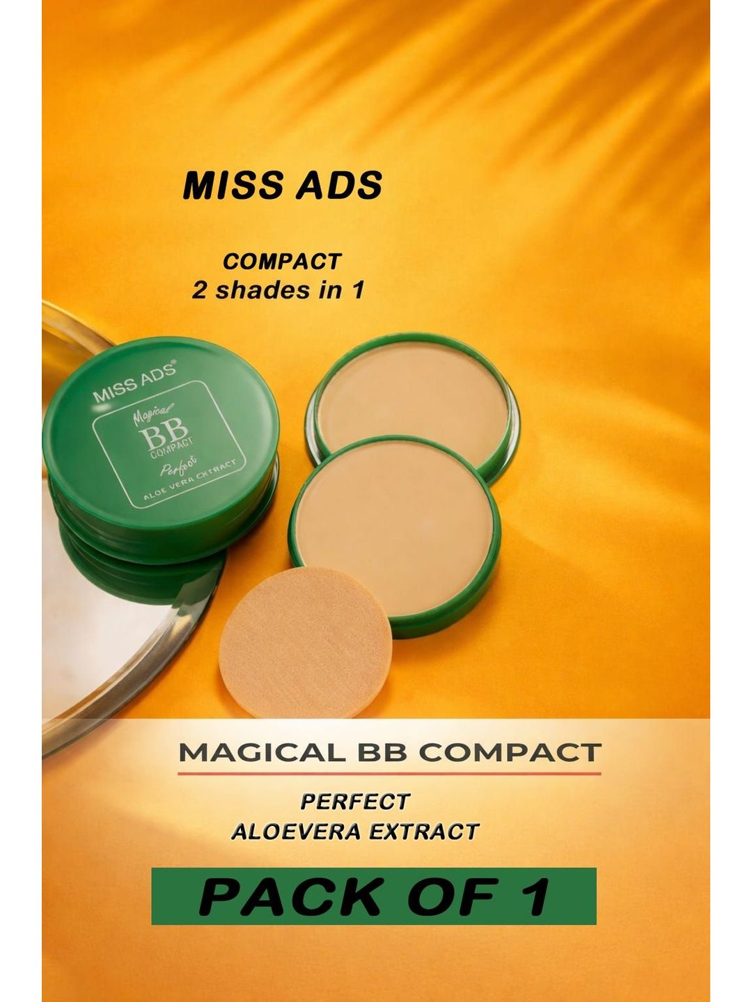 MISS ADS Magical BB Compact 2-In-1 Compact With Aloevera Extract MACP013-Natural-12 g-picture-18