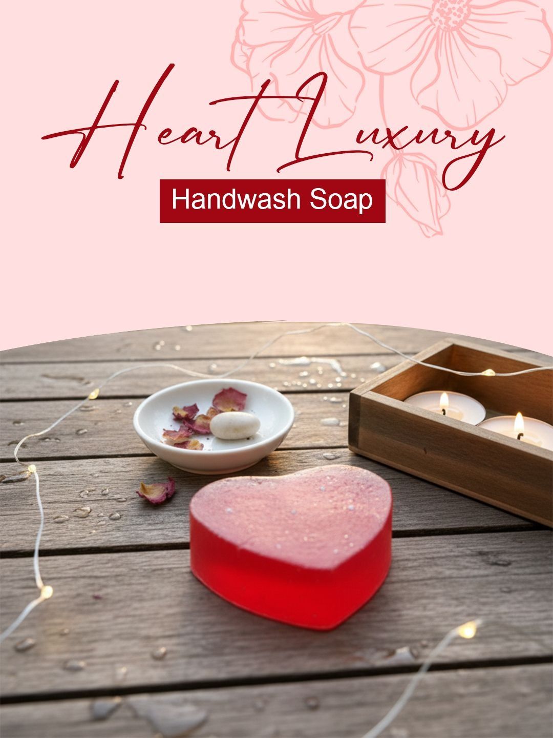 KRENOZ Crimson Heart Luxury Hand Wash Soap Bar - 100 g-picture-48