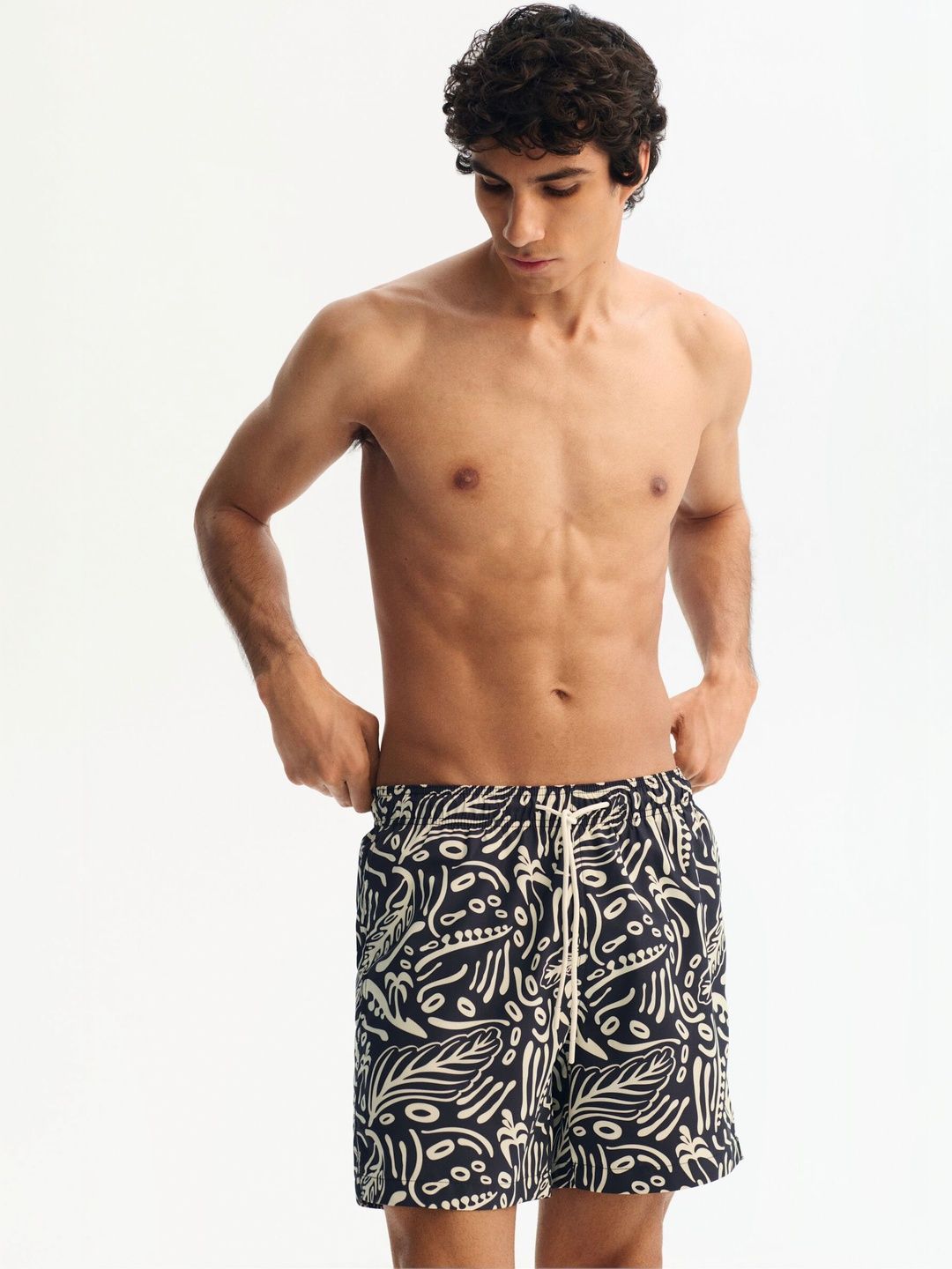 H&M Patterned Swim Shorts