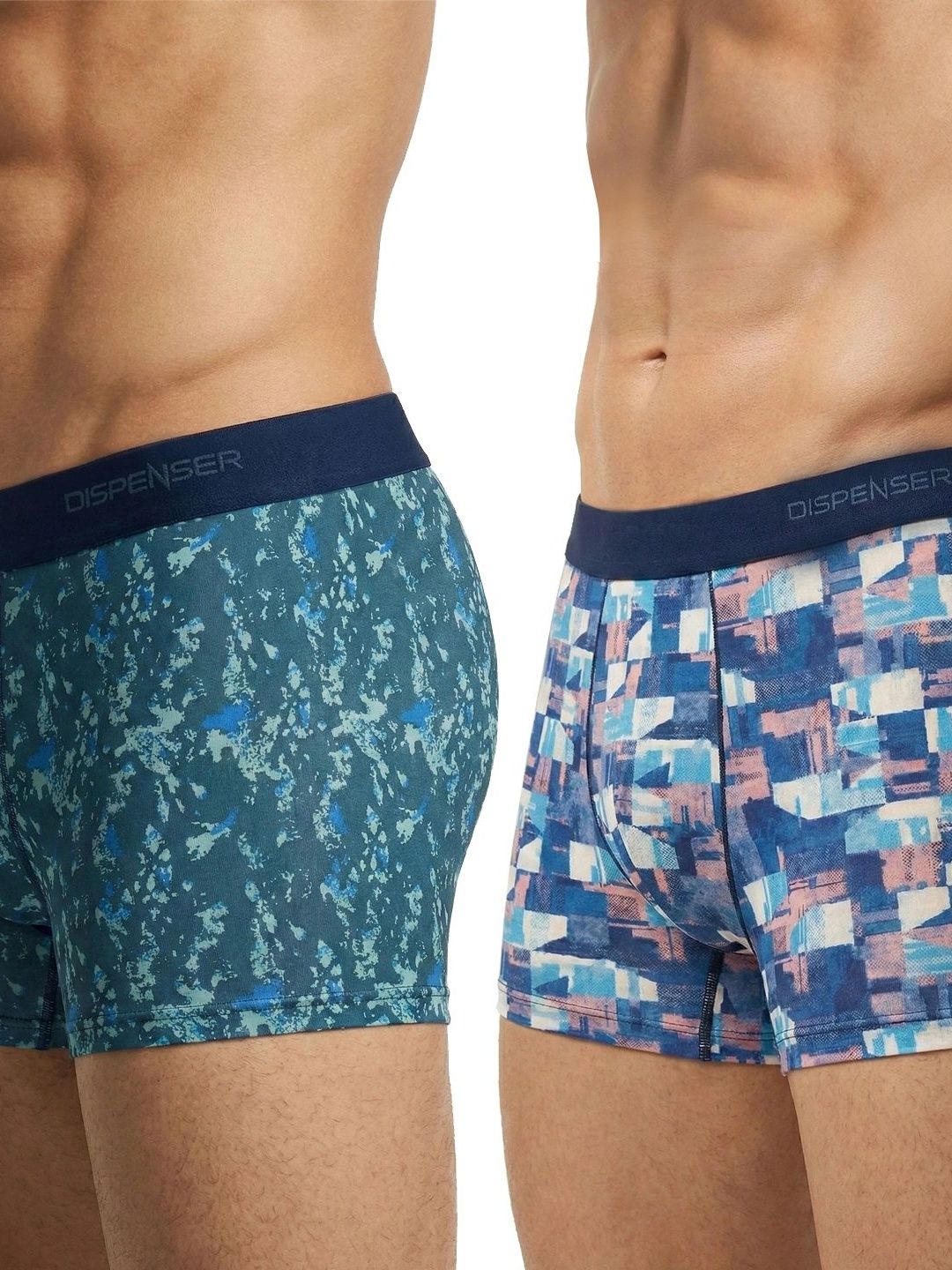 DISPENSER Pack of 2 Cotton Blend Printed Trunks-picture-20