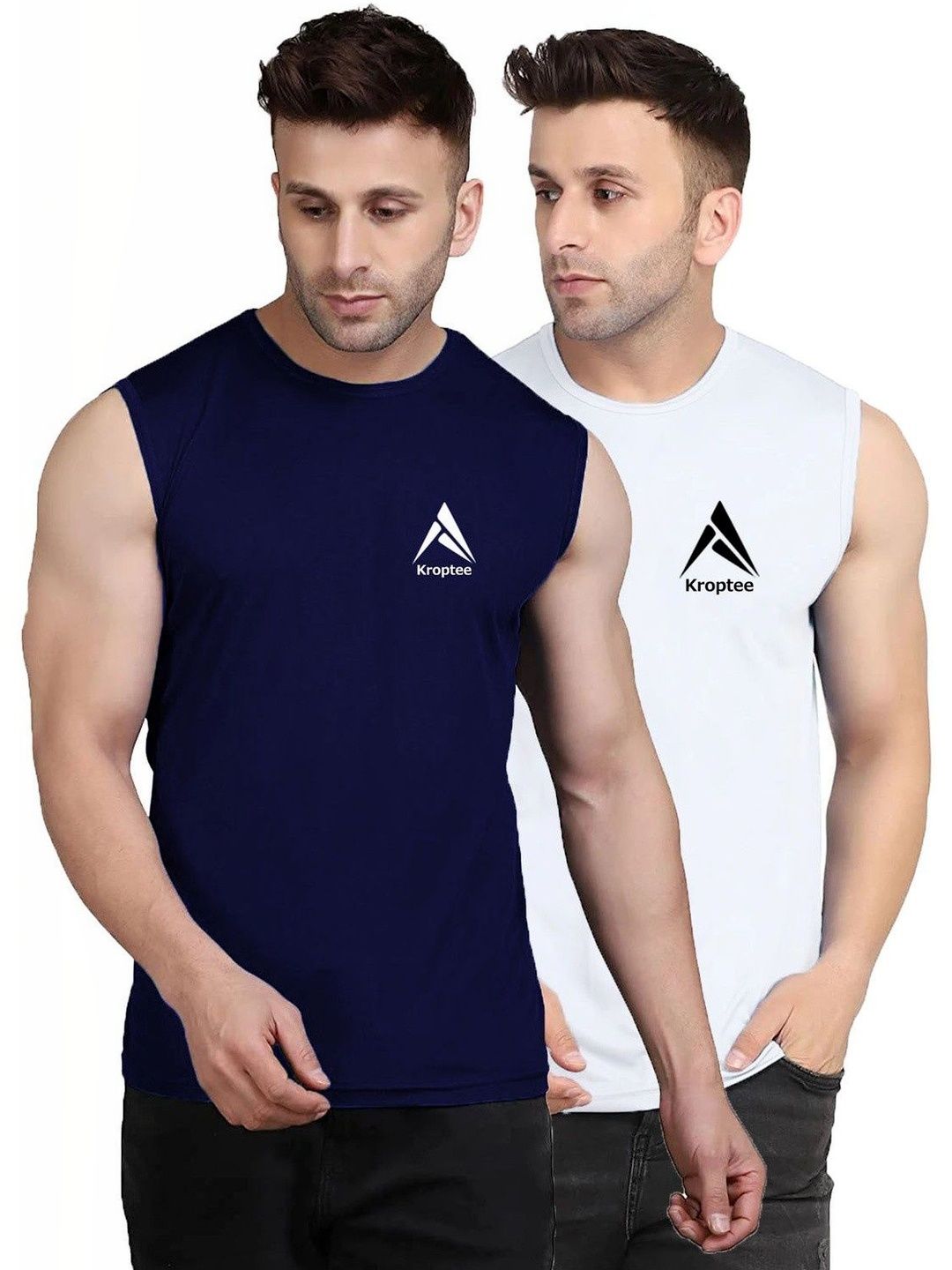 Kroptee Pack of 2 Gym Vest-picture-18