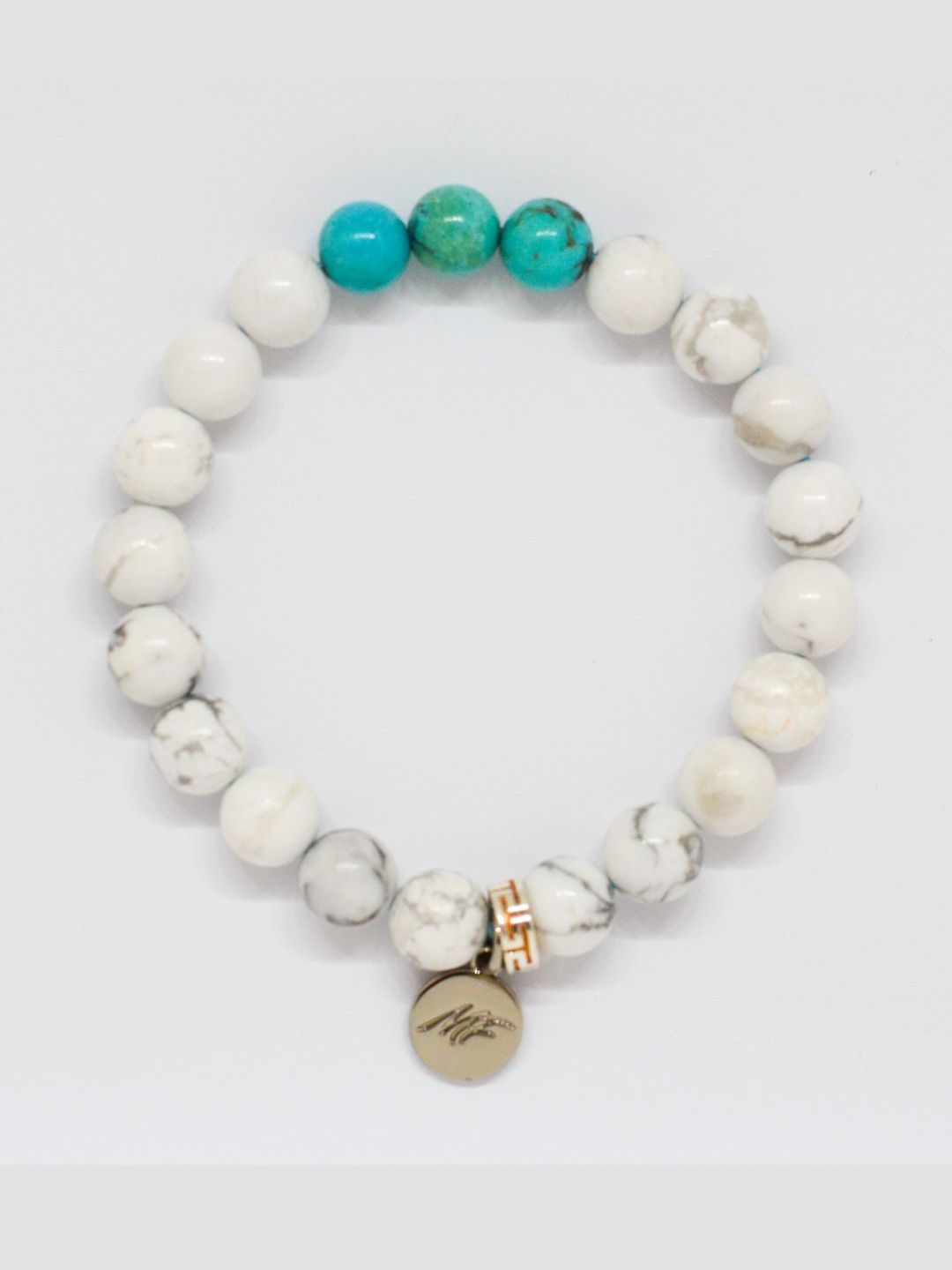 MYSTICFLAVIA Unisex Sterling Silver Turquoise Bracelet-image-12