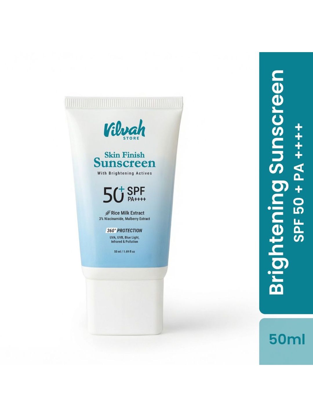 Vilvah Store Skin Finish Face Sunscreen SPF 50- 50 ml-picture-55