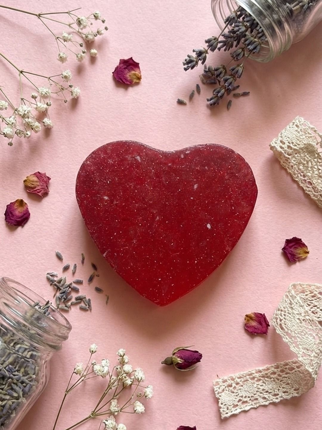 KRENOZ Crimson Heart Luxury Hand Wash Soap Bar - 100 g-picture-11