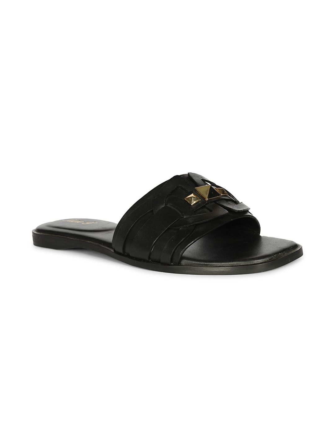 Saint G Embellished Open Toe Flats With Tassels-picture-35